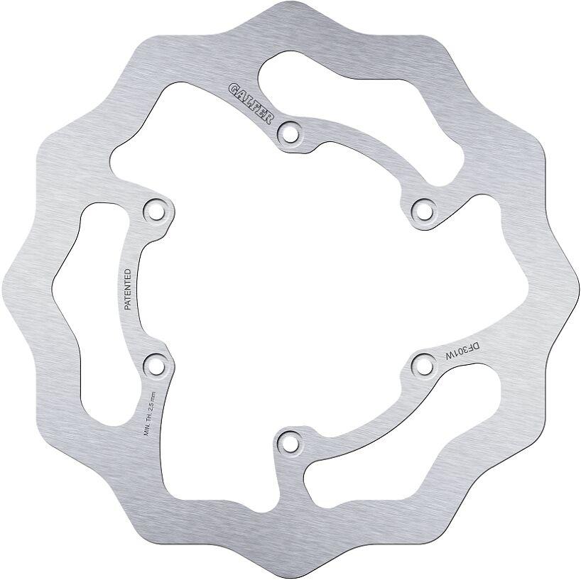 Galfer Polished/Silver Df301w - Df301w - Wave Front Brake Disc - Yamaha Yzf450 2008-2015