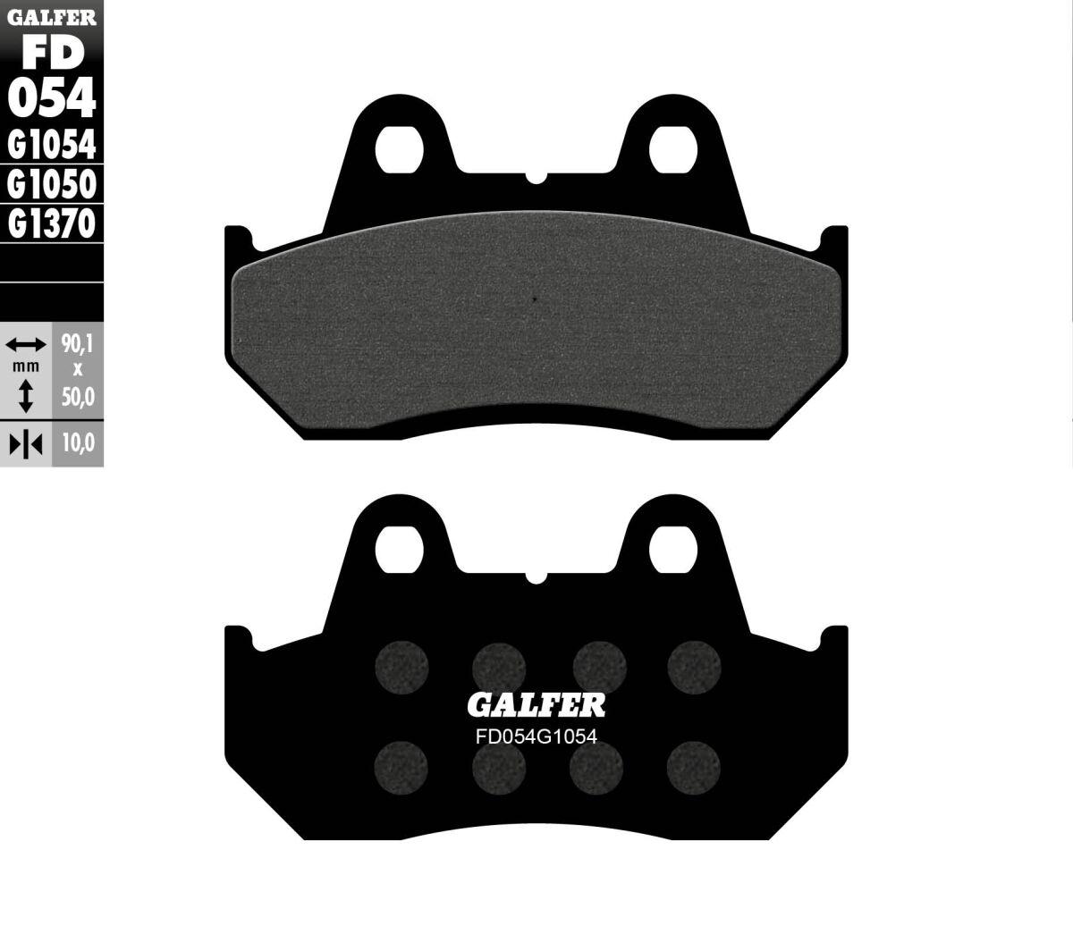 FD054G1054 - Galfer Semi Metallic Brake Pads For Honda CB 1100 R 1981-1983 - Front