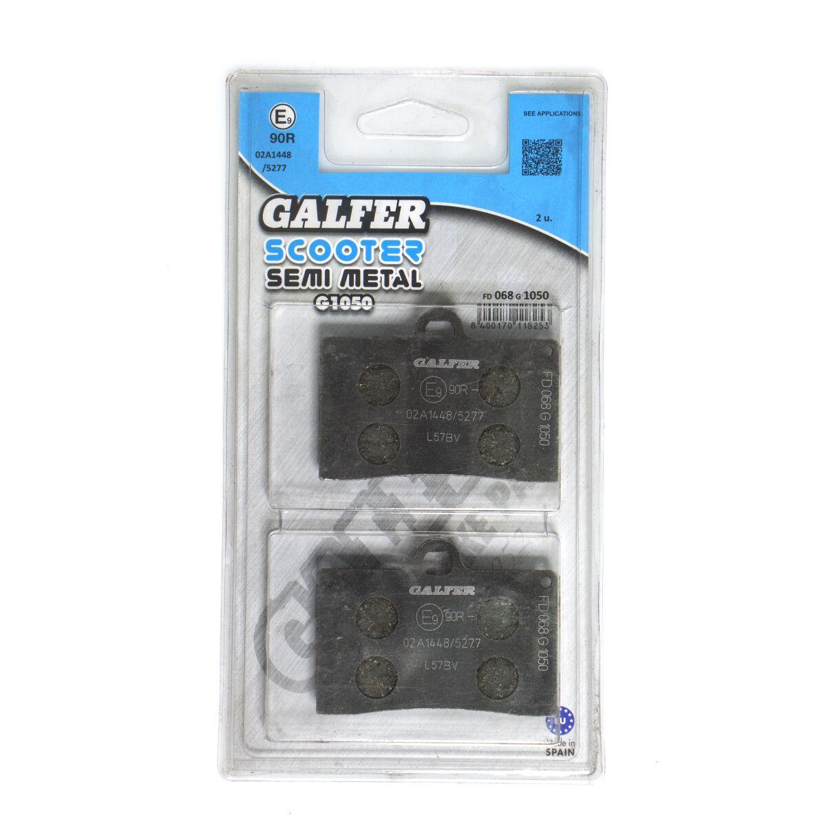 FD068G1050 - Galfer Semi Metallic Scooter Brake Pads For Sherco 4.5 450I 2007 - Front