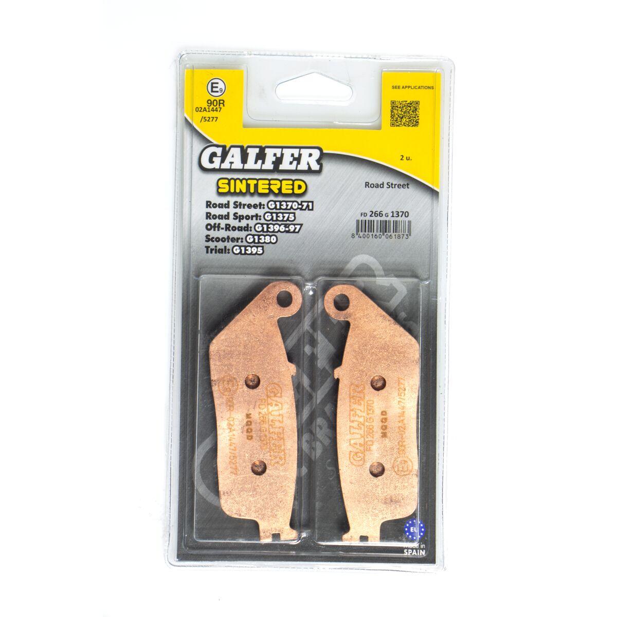 FD266G1370 - Galfer HH Sintered Brake Pads For Honda ADV 350 ABS 2022-2025 - Front