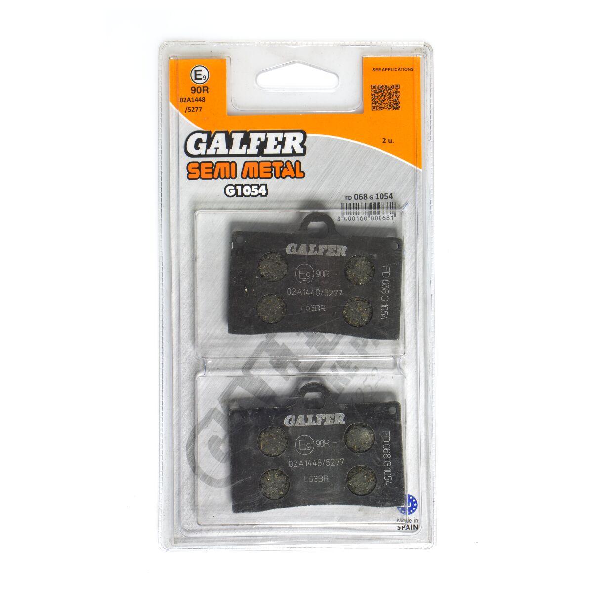 FD068G1054 - Galfer Semi Metallic Brake Pads For Sherco 4.5 450I 2007 - Front