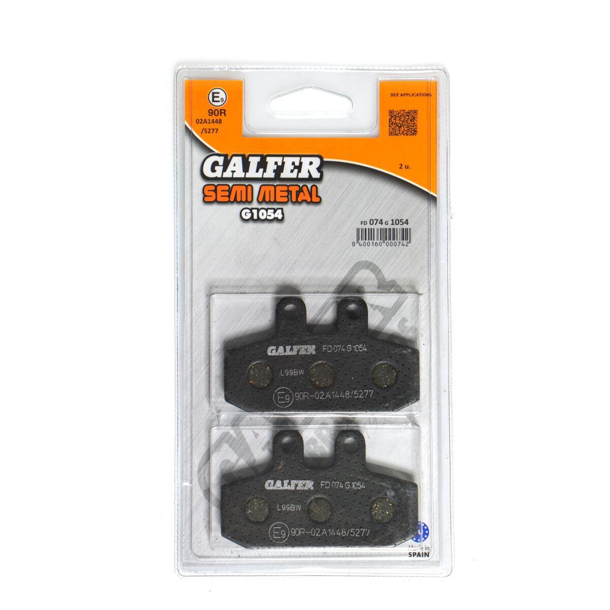 FD074G1054 - Galfer Semi Metallic Brake Pads For Aprilia Atlantic 500 2002-2010 - Front