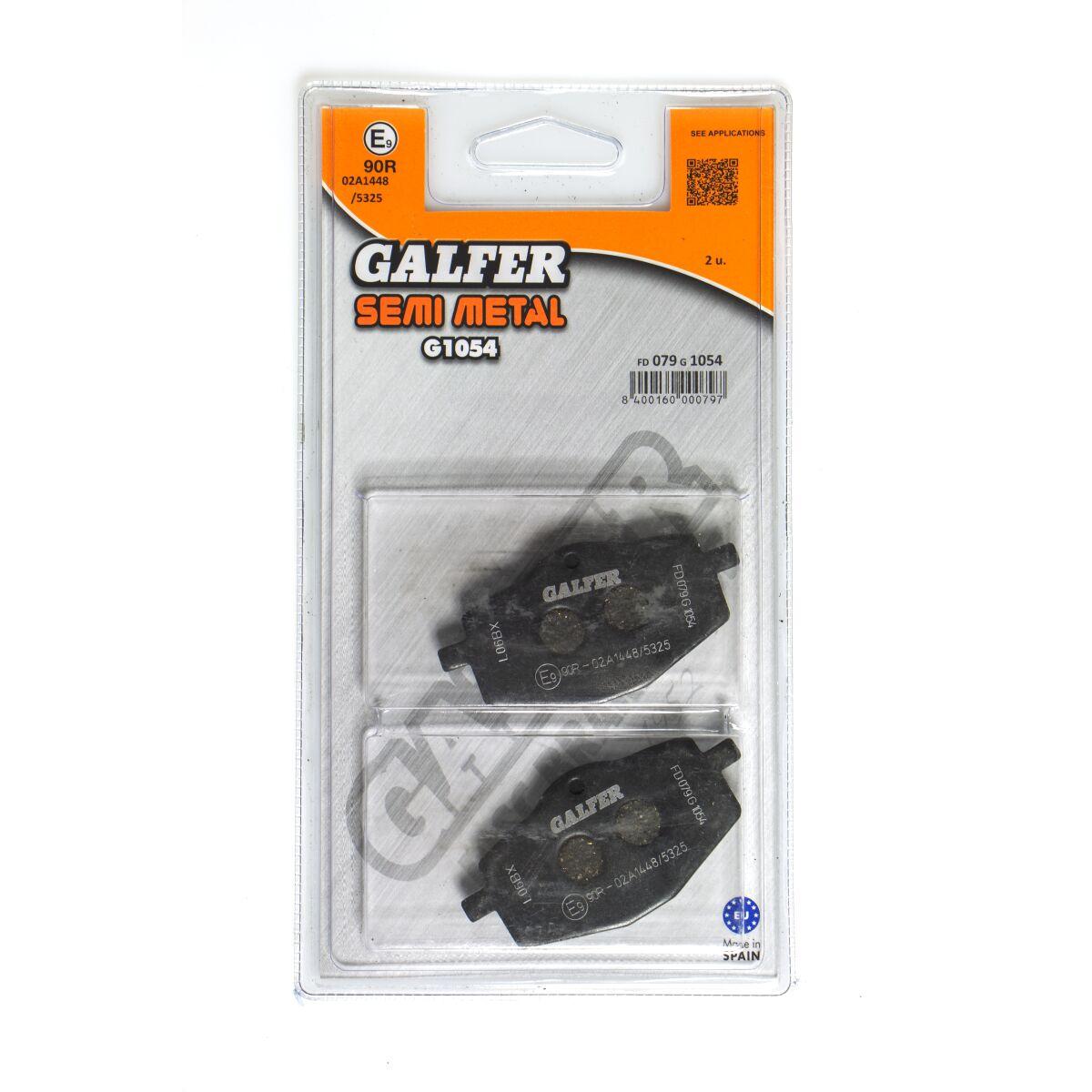 FD079G1054 - Galfer Semi Metallic Brake Pads For Sachs Bee 125 2008 & 2010-2011 - Front