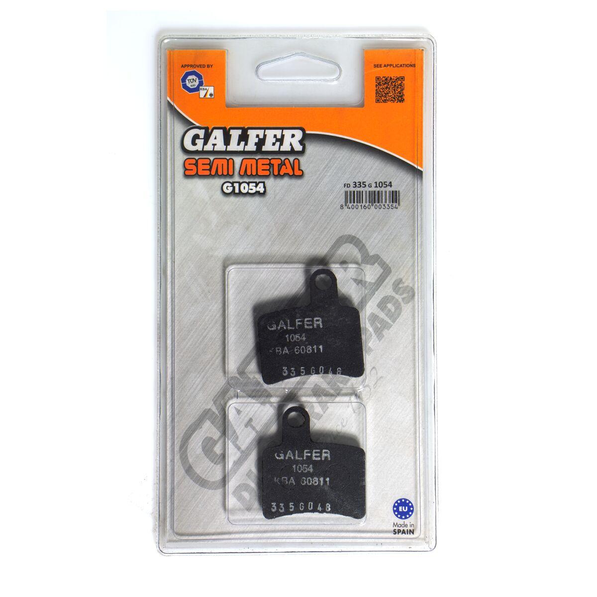 FD335G1054 - Galfer Semi Metallic Brake Pads For Beta EVO 80 2009-2024 - Rear