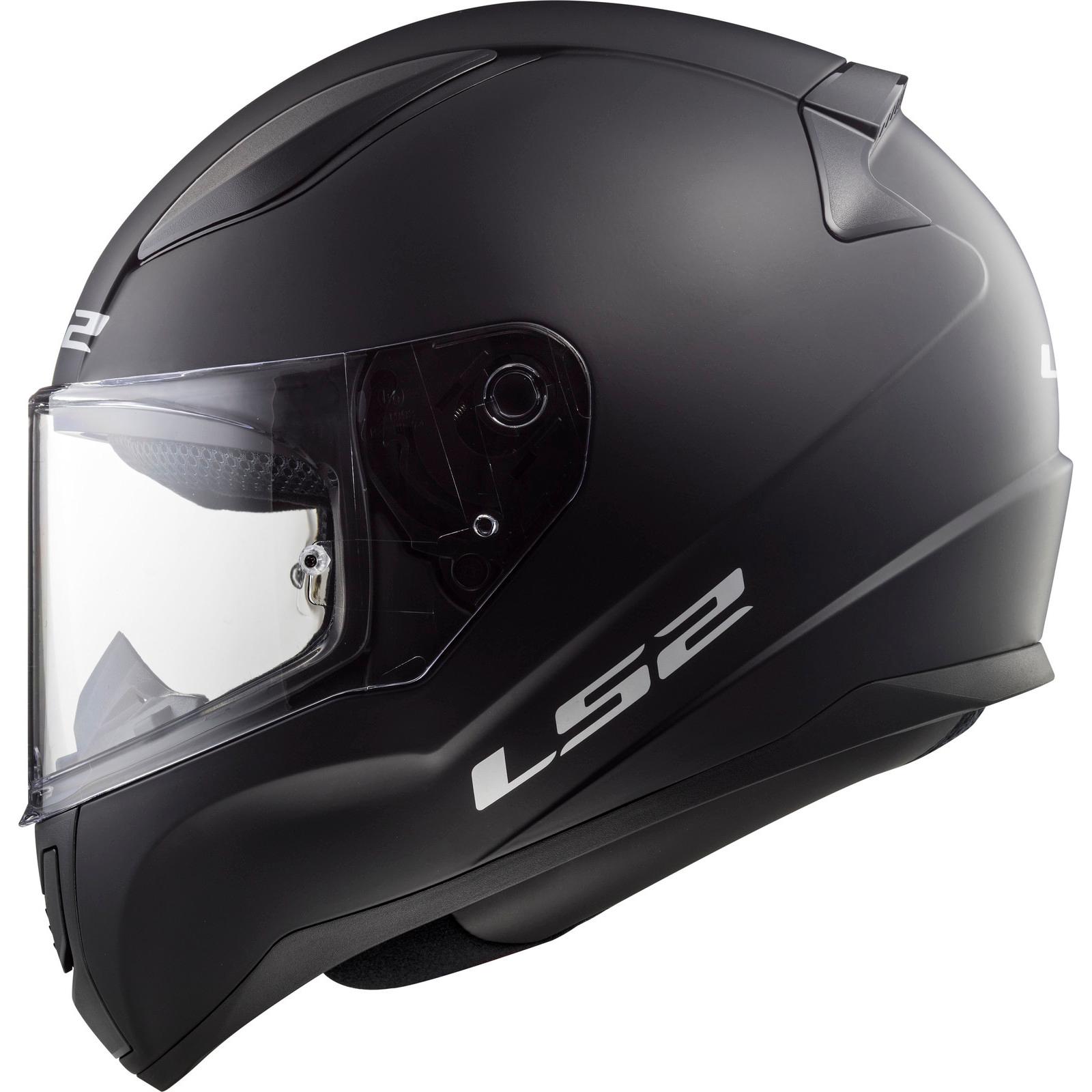 LS2 FF353J Rapid Mini Solid Youth Motorcycle Helmet M Matt Black & Smoke (Tinted) Visor