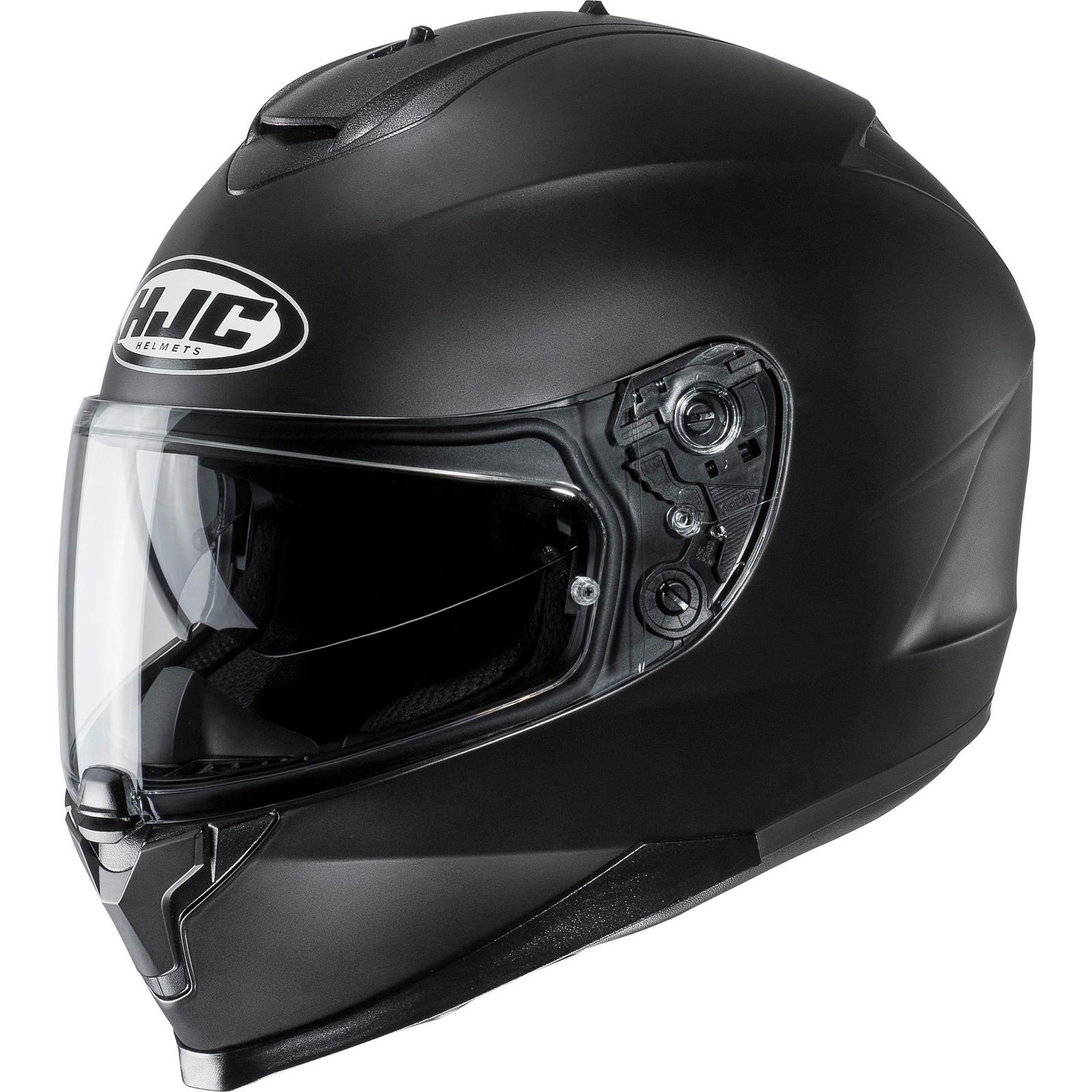 C70MBS - HJC C70 Plain Motorcycle Helmet S Matt Black