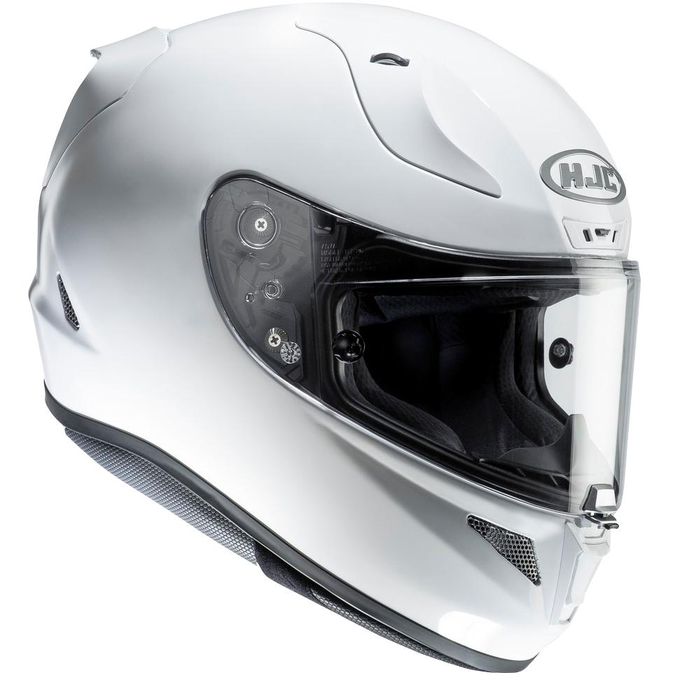 R1WS - HJC RPHA 11 Plain Motorcycle Helmet S Pearl White