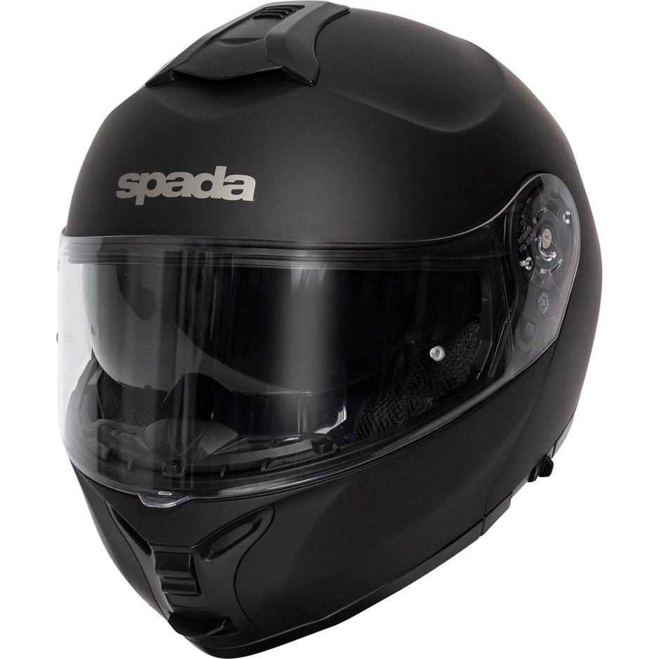 Spada Orion Flip Front Motorcycle Helmet M Matt Black & No Additional Visor