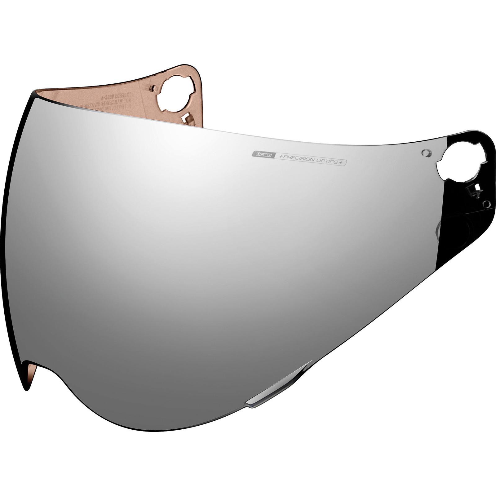 0130-0887 - Icon Precision Optics Variant Pro Helmet Visor Iridium Silver (RST Silver)