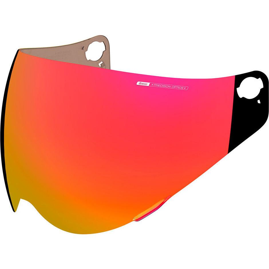 0130-0889 - Icon Precision Optics Variant Pro Helmet Visor Iridium Red (RST Red)