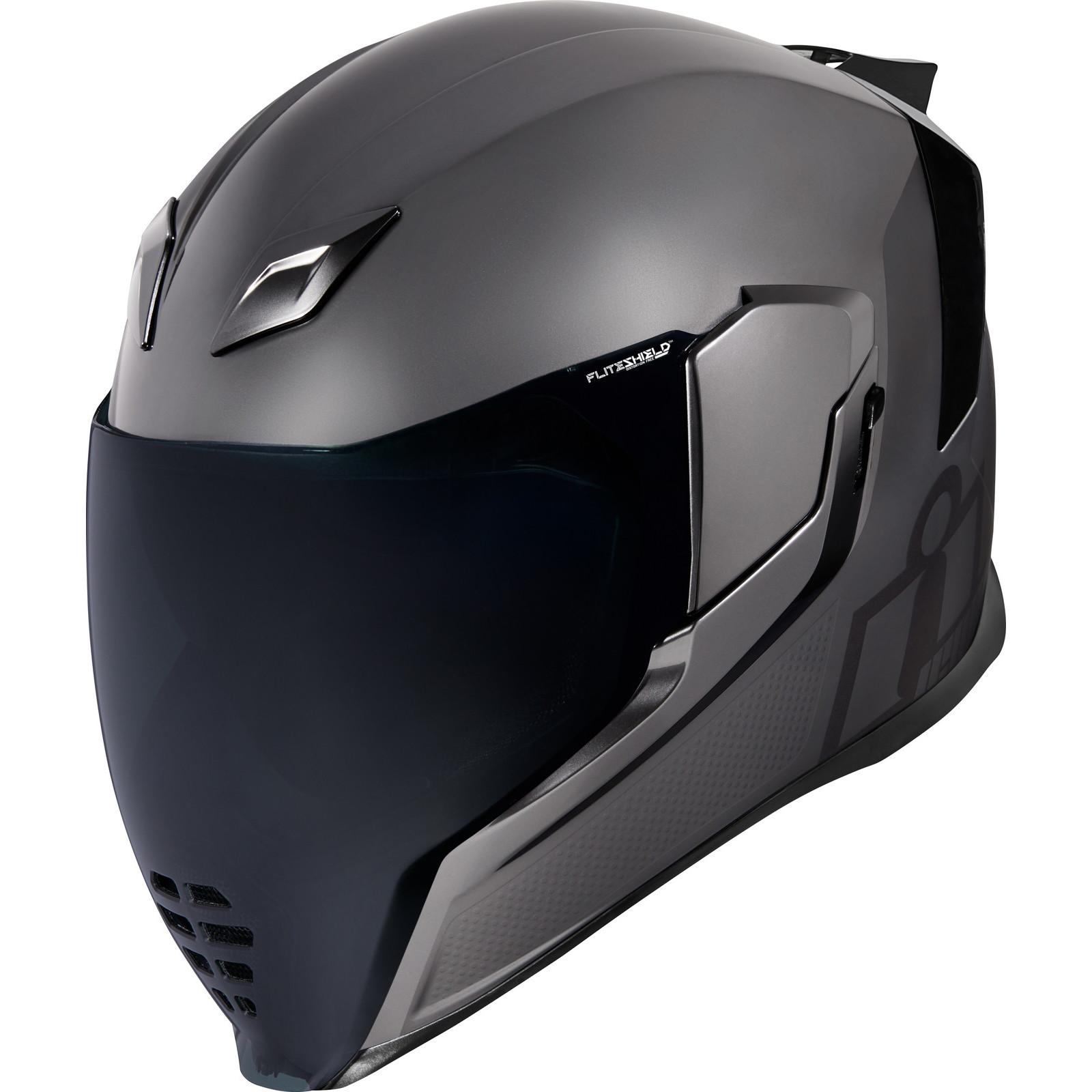 0101-13894 - Icon Airflite MIPS Jewel Motorcycle Helmet XXL Silver