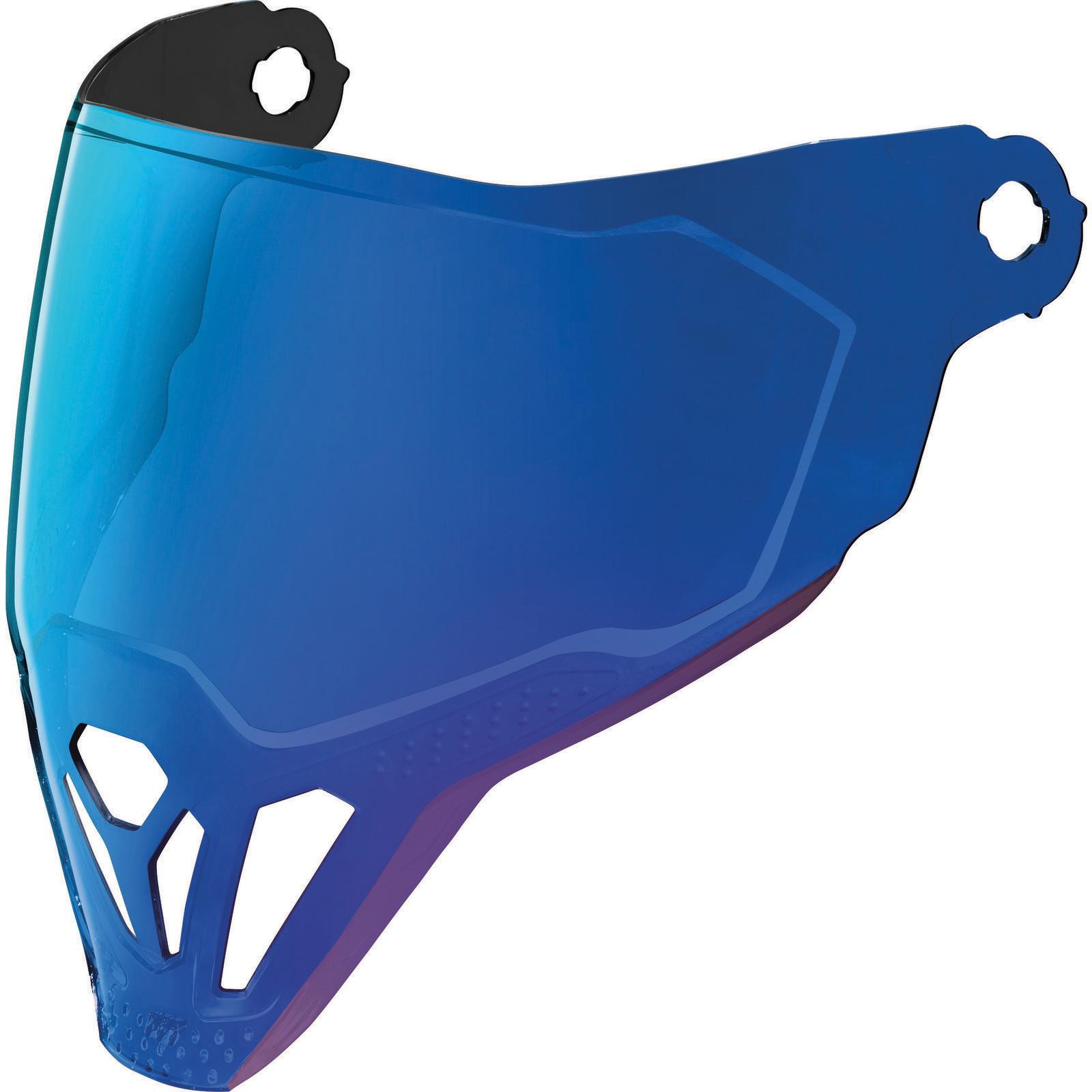 0130-0999 - Icon ForceShield Airflite Helmet Visor Iridium Blue (RST Blue)