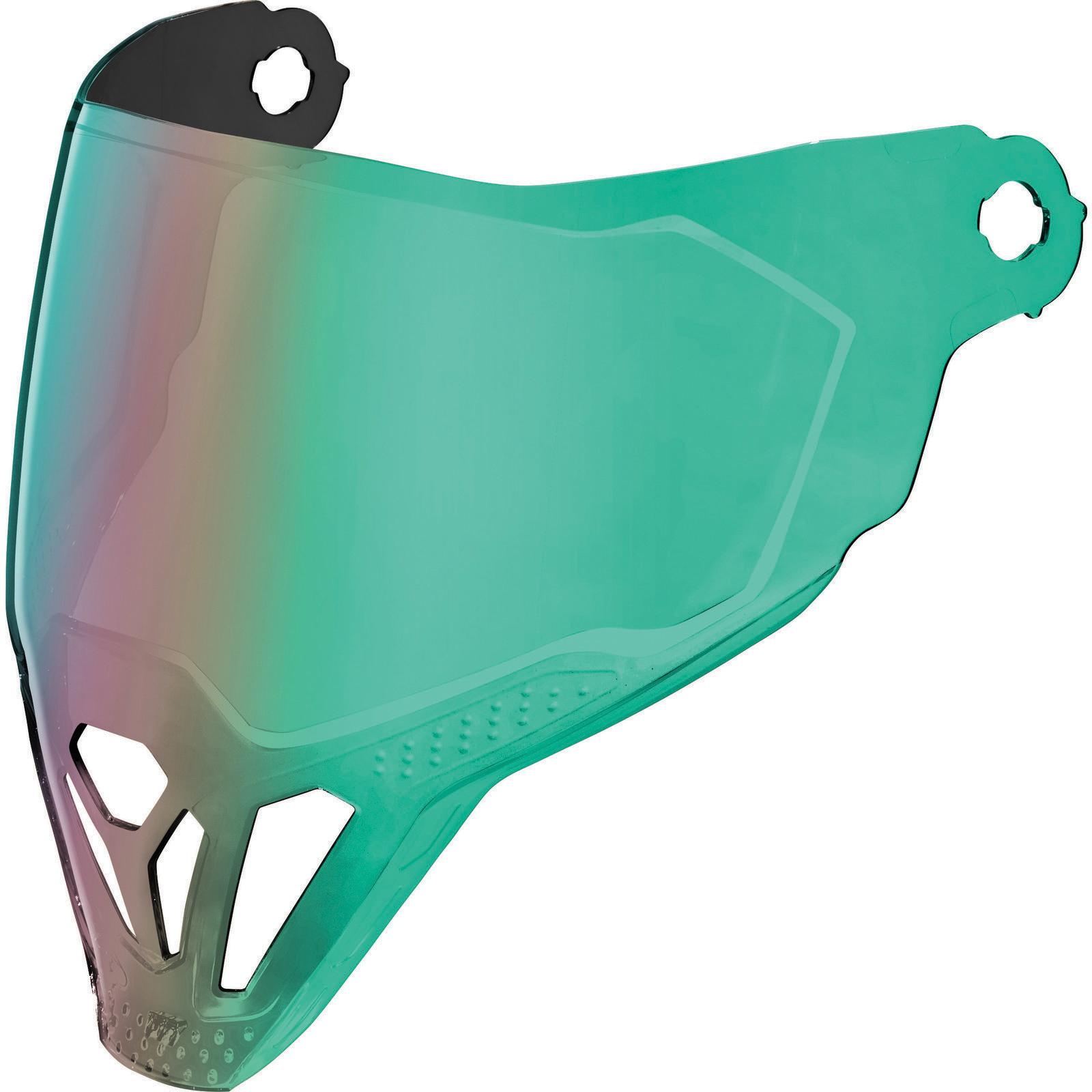 0130-1000 - Icon ForceShield Airflite Helmet Visor Iridium Green (RST Green)