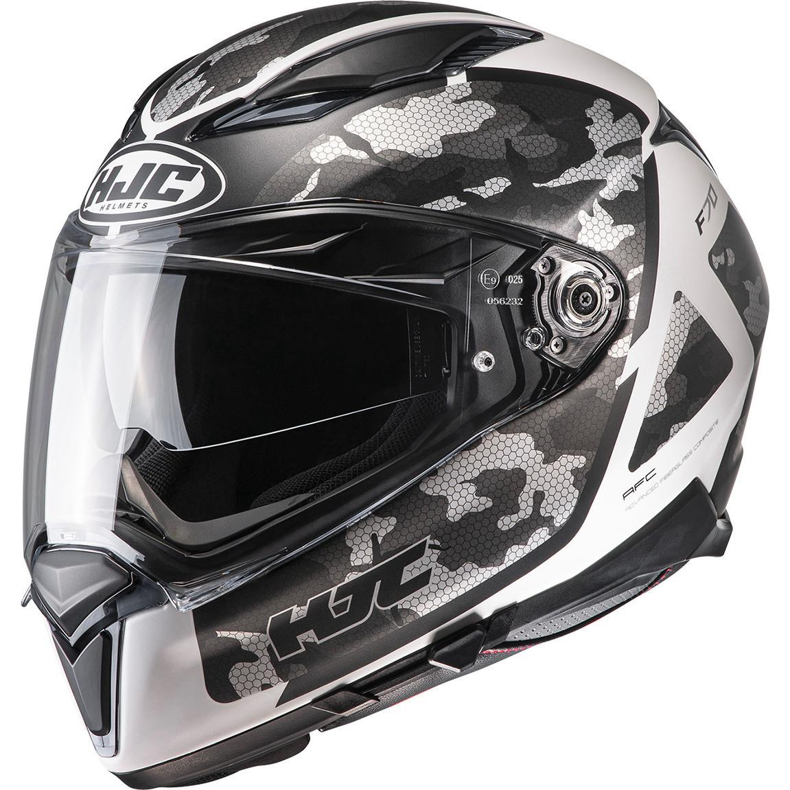 F70KAW2XL - HJC F70 Katra Motorcycle Helmet XXL White (MC10SF)