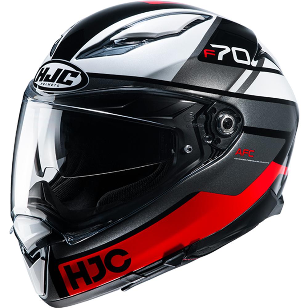 F70TR2XL - HJC F70 Tino Motorcycle Helmet XXL Red (MC1)