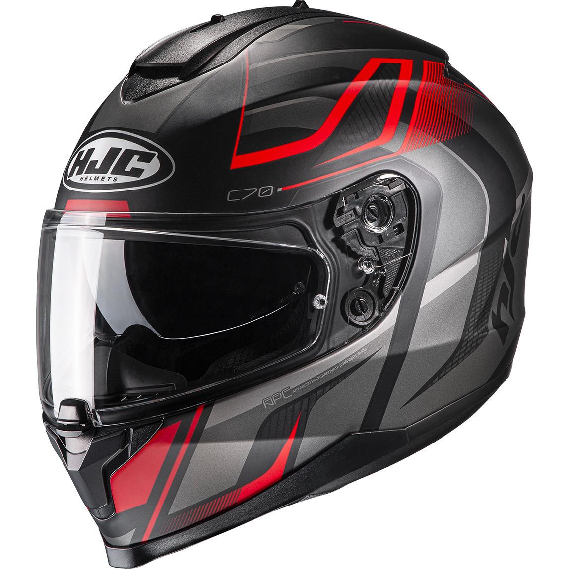 C70LARS - HJC C70 Lantic Motorcycle Helmet S Red (MC1SF)