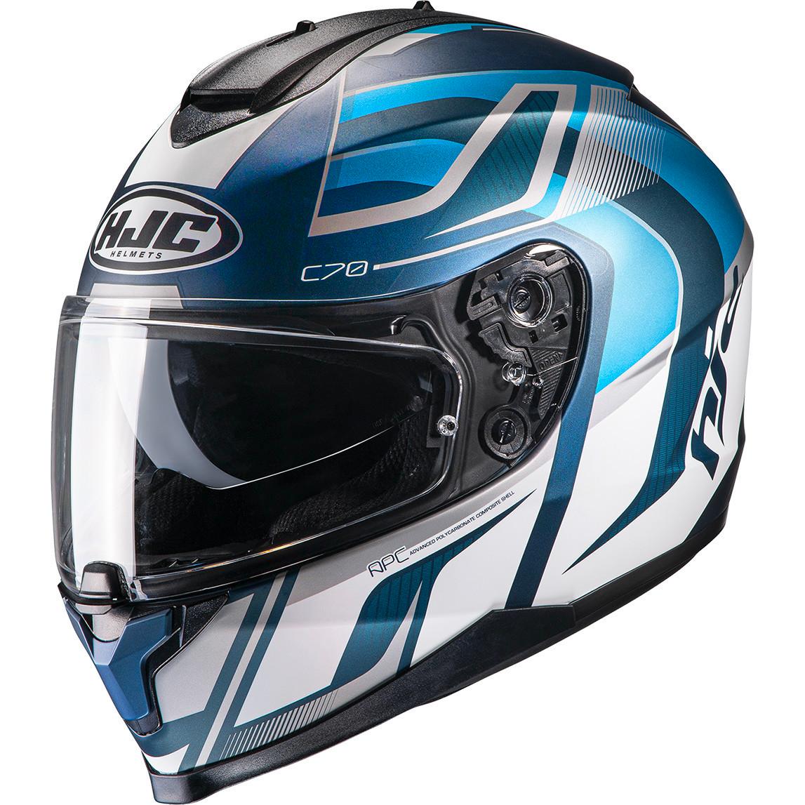 C70LAUL - HJC C70 Lantic Motorcycle Helmet L Blue (MC2SF)