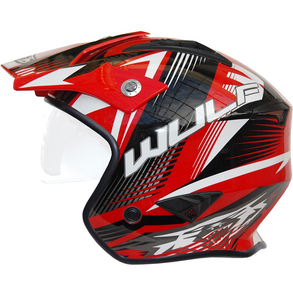 Wulfsport Aspect Trials Helmet L Red