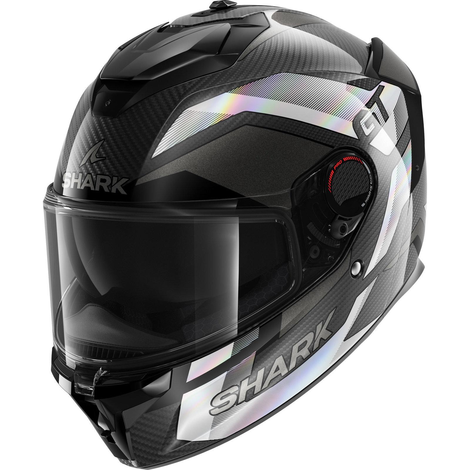 HE1355EDAIXS - Shark Spartan GT Pro Carbon Ritmo Motorcycle Helmet XS Carbon Black Anthracite (DAI)