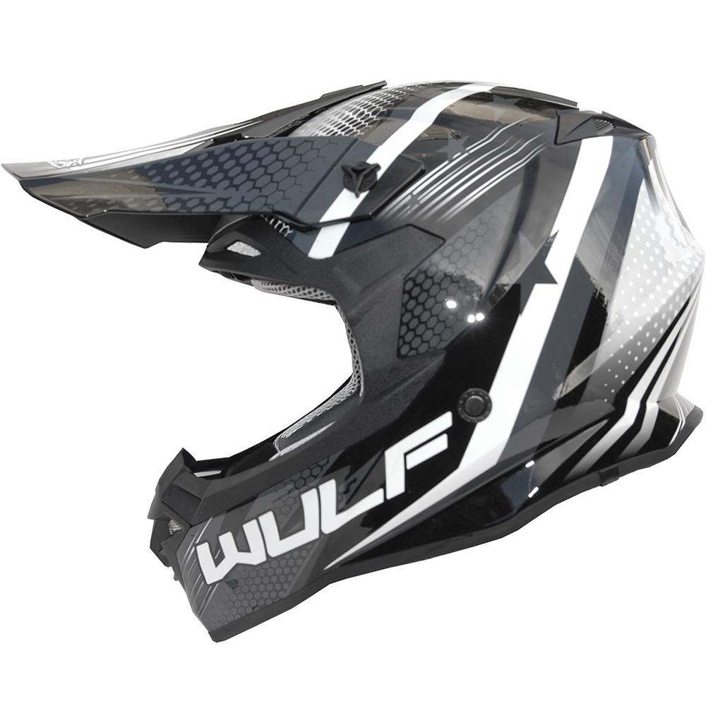 Wulfsport Iconic Motocross Helmet XXL Black