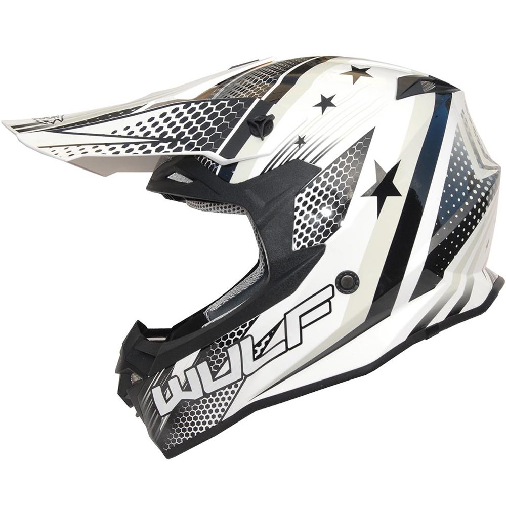 Wulfsport Iconic Motocross Helmet XXL White