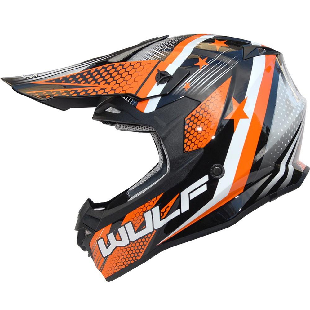 Wulfsport Iconic Motocross Helmet L Orange