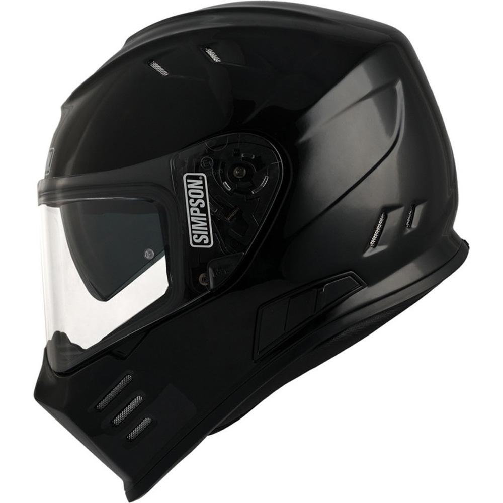 SV1091E05MHXXL - Simpson Venom Solid Motorcycle Helmet XXL Black
