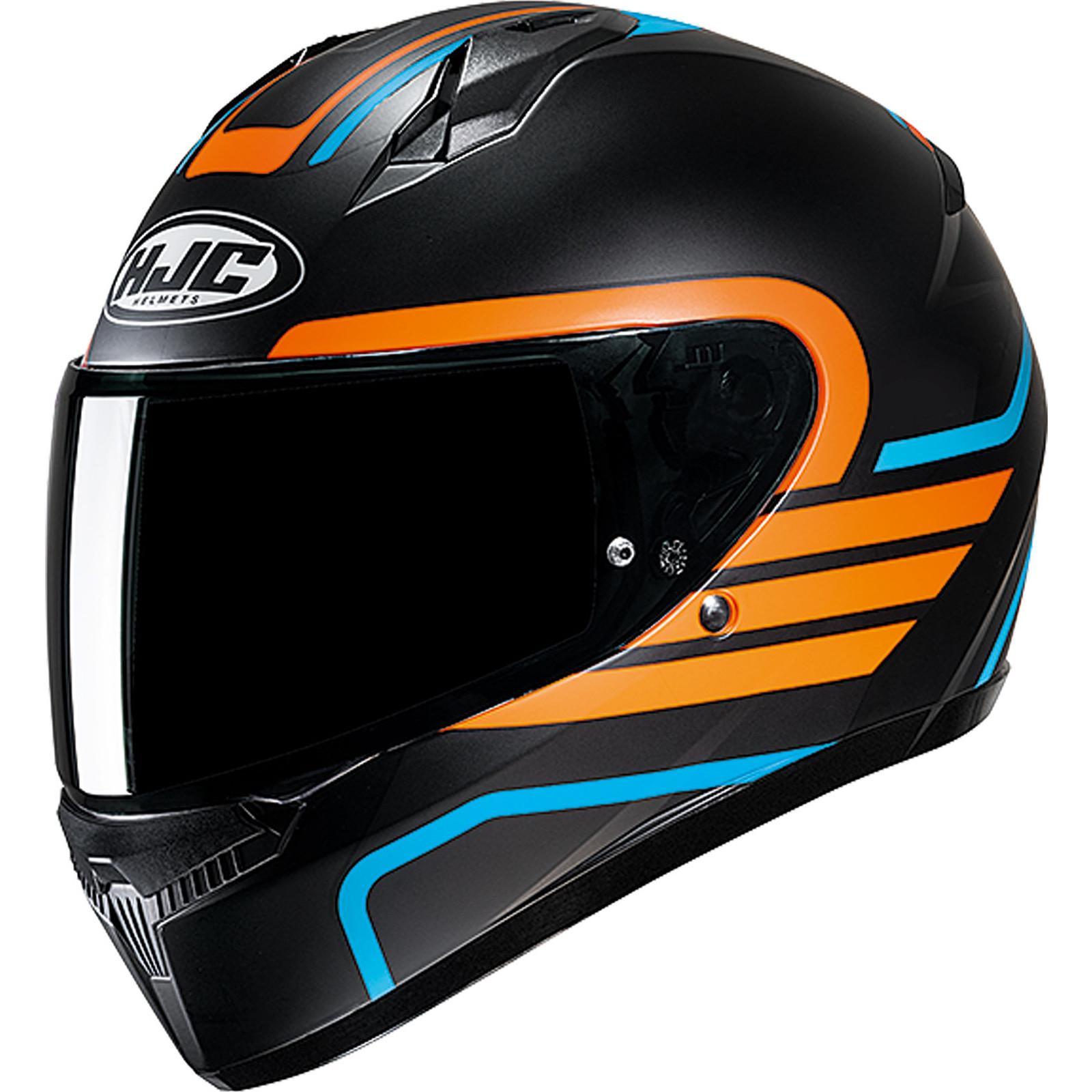 C10LBO2XL - HJC C10 Lito Motorcycle Helmet XXL Blue Orange (MC27SF)