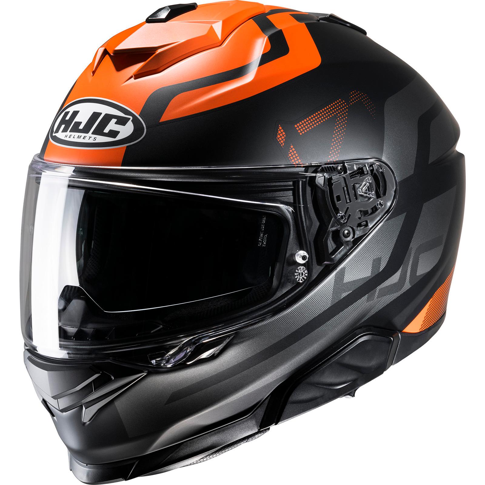 I71EOXL - HJC i71 Enta Motorcycle Helmet XL Orange (MC7SF)