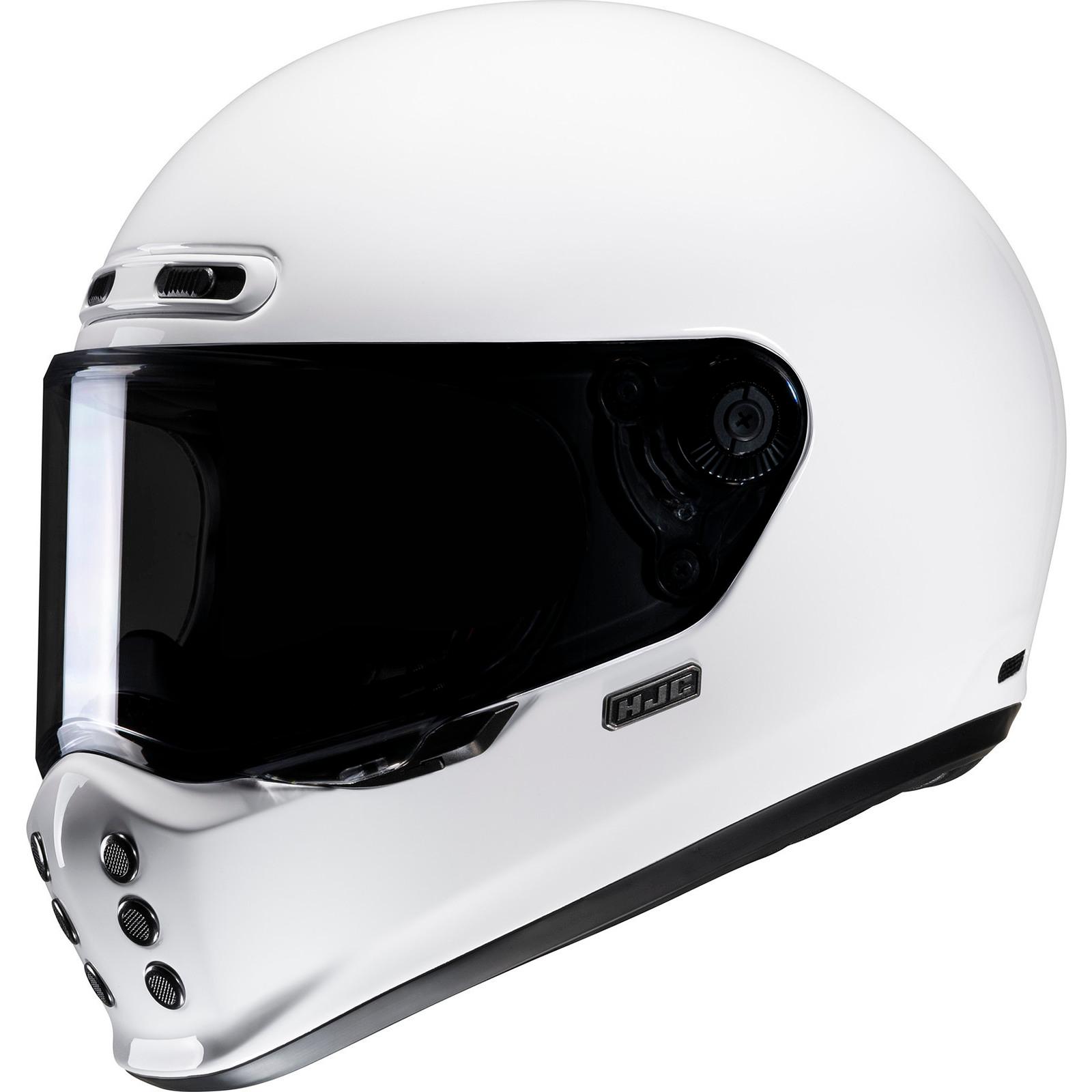 V10WXS - HJC V10 Motorcycle Helmet XS White