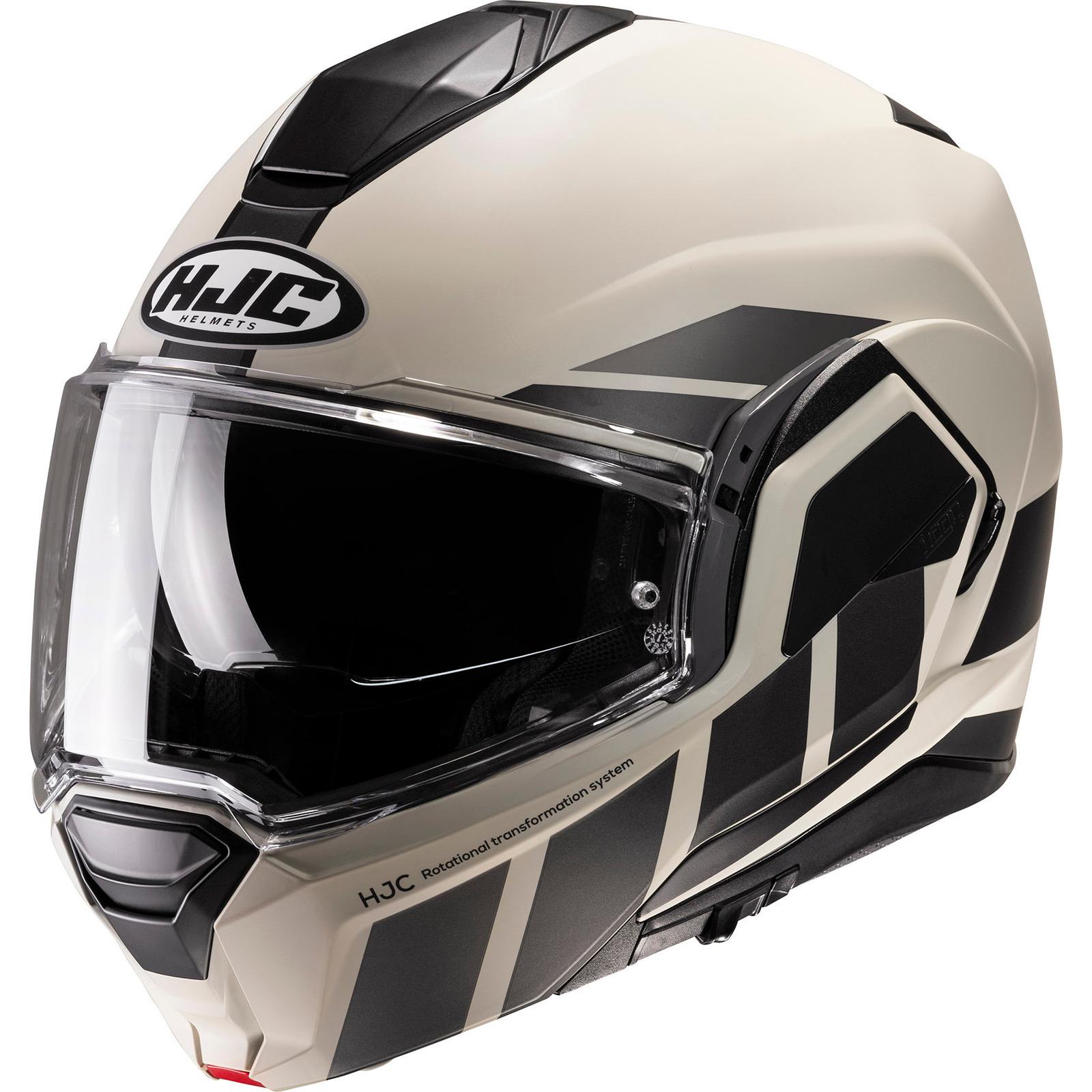 I100BBRM - HJC i100 Beis Flip Front Motorcycle Helmet M Brown (MC9SF)