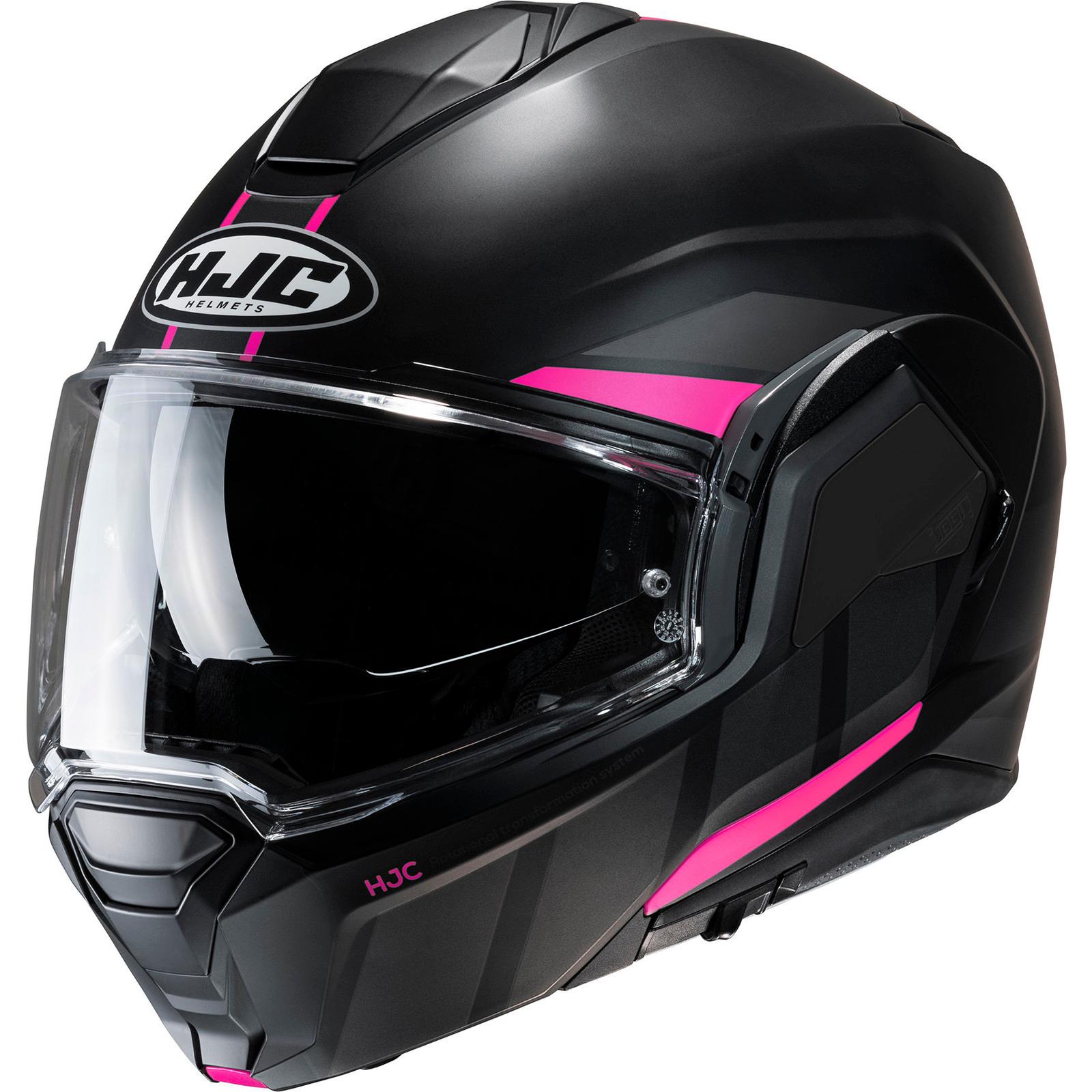 I100BPXS - HJC i100 Beis Ladies Flip Front Motorcycle Helmet XS Pink (MC8SF)