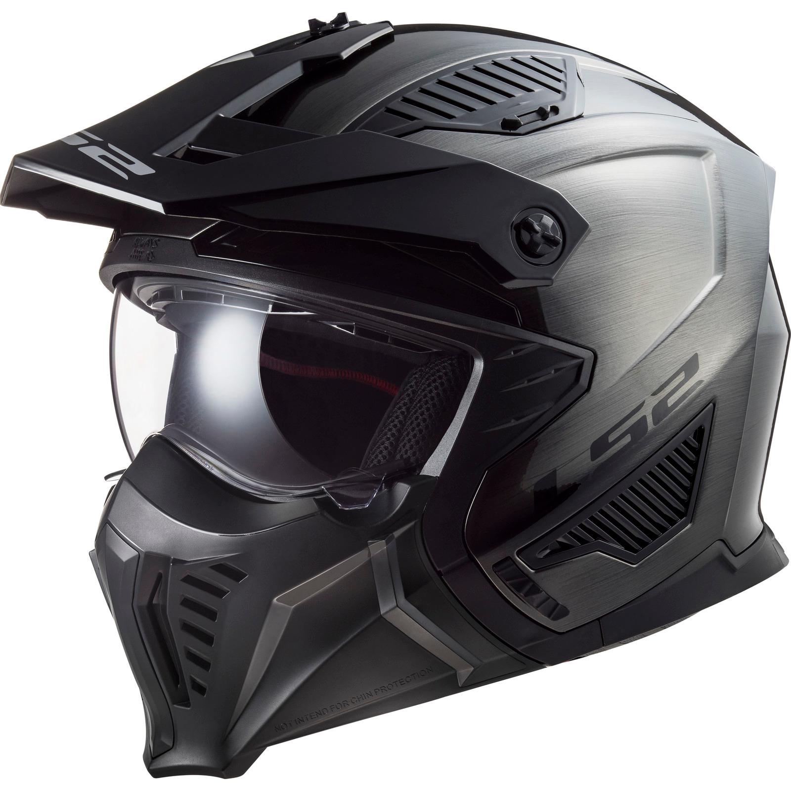 366061008XL - LS2 OF606 Drifter Jeans Open Face Motorcycle Helmet XL Titanium
