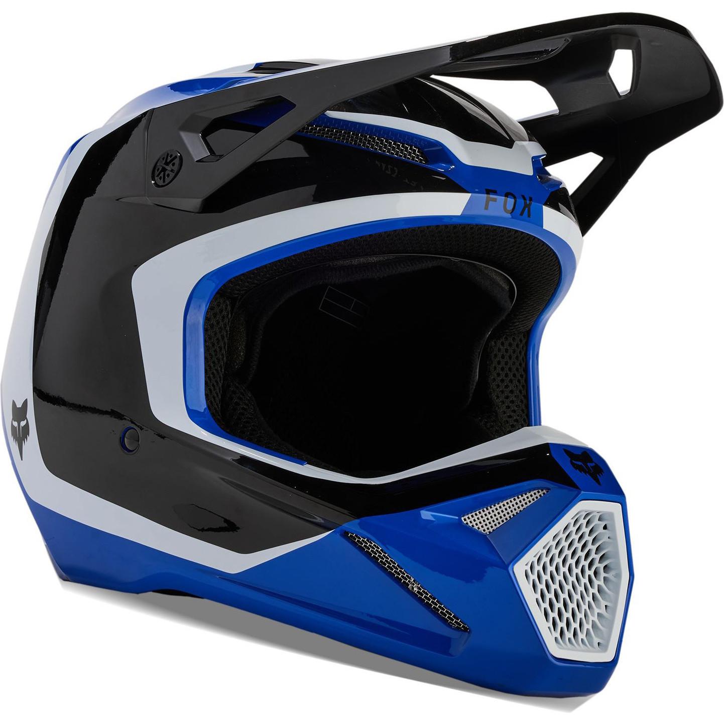 31370-002-XS - Fox Racing 2024 V1 Nitro Motocross Helmet XS Blue