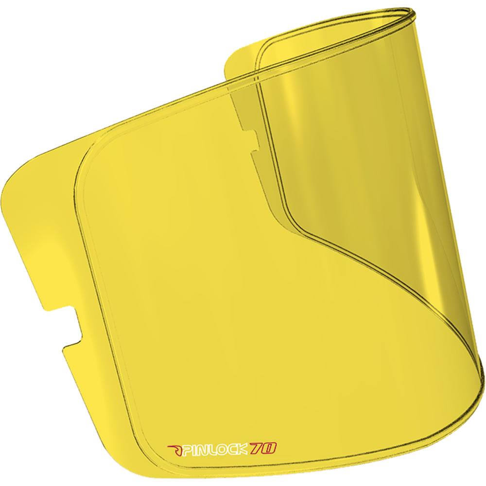 Pinlock 70 Insert For Axxis Racer GP Fiber Helmet - Yellow (DKS155)