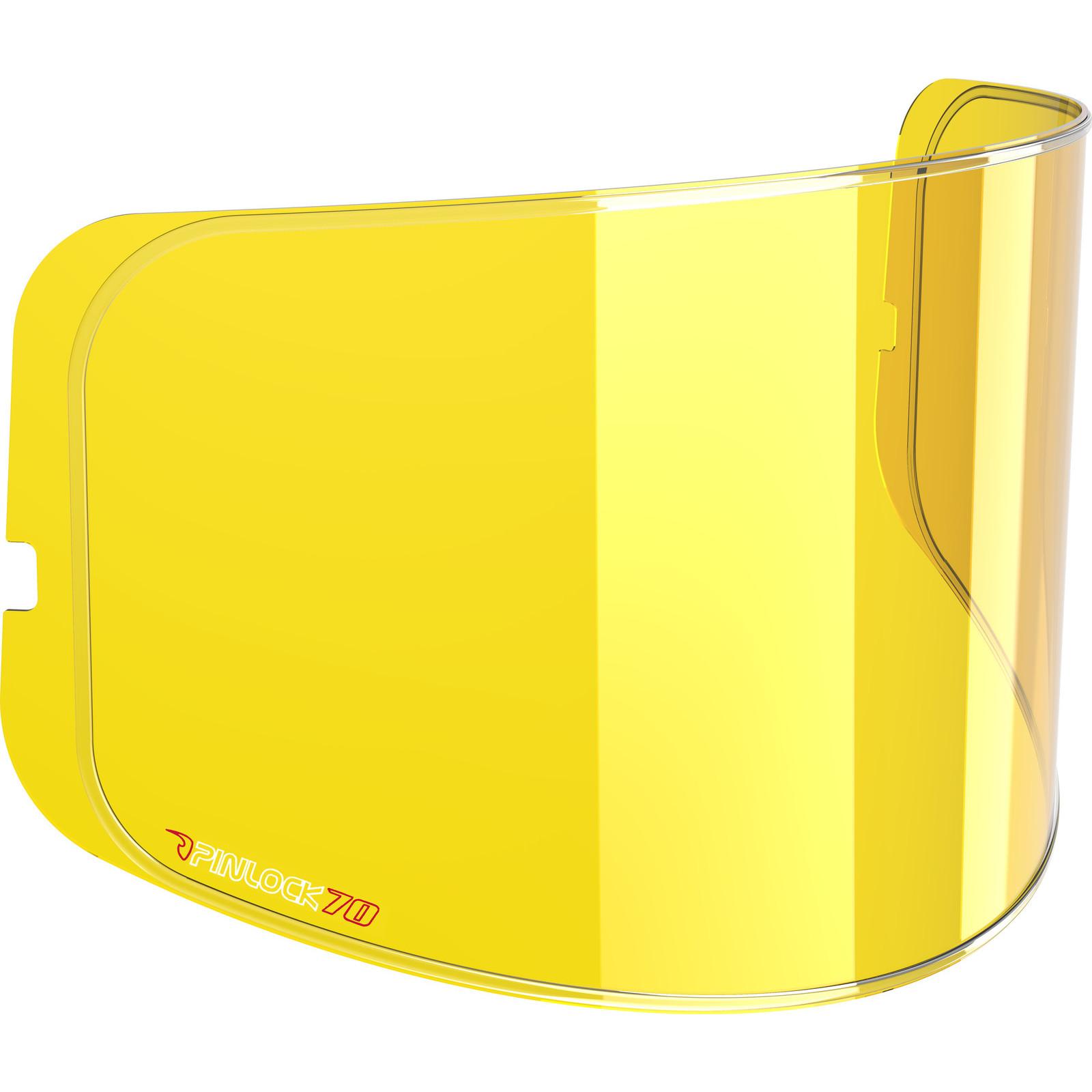 Pinlock 70 Max Vision Insert For MT Draken Helmet - Yellow (DKS218)