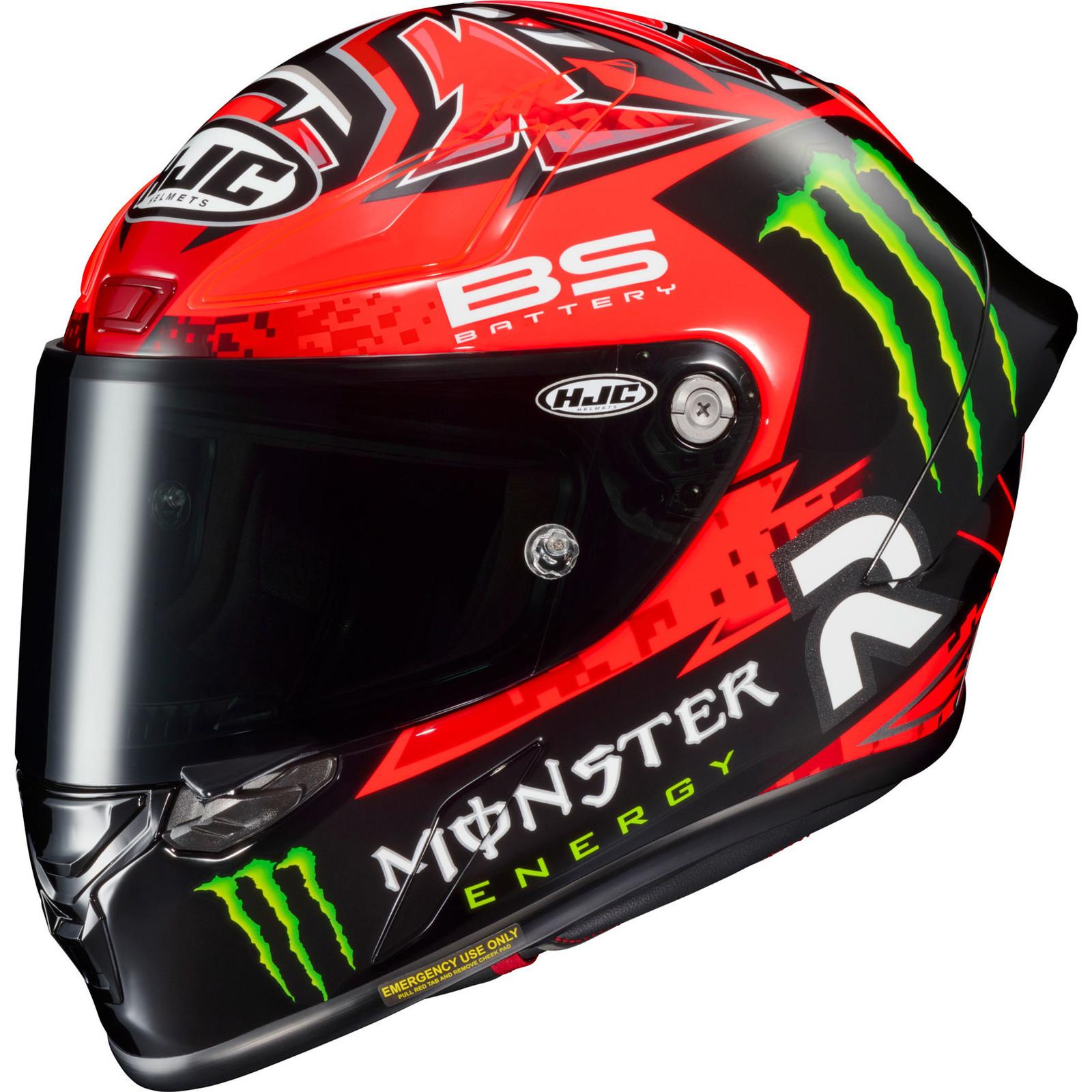 RP1FBM - HJC RPHA 1 Fabio Quartararo Replica Motorcycle Helmet M Red (MC1)