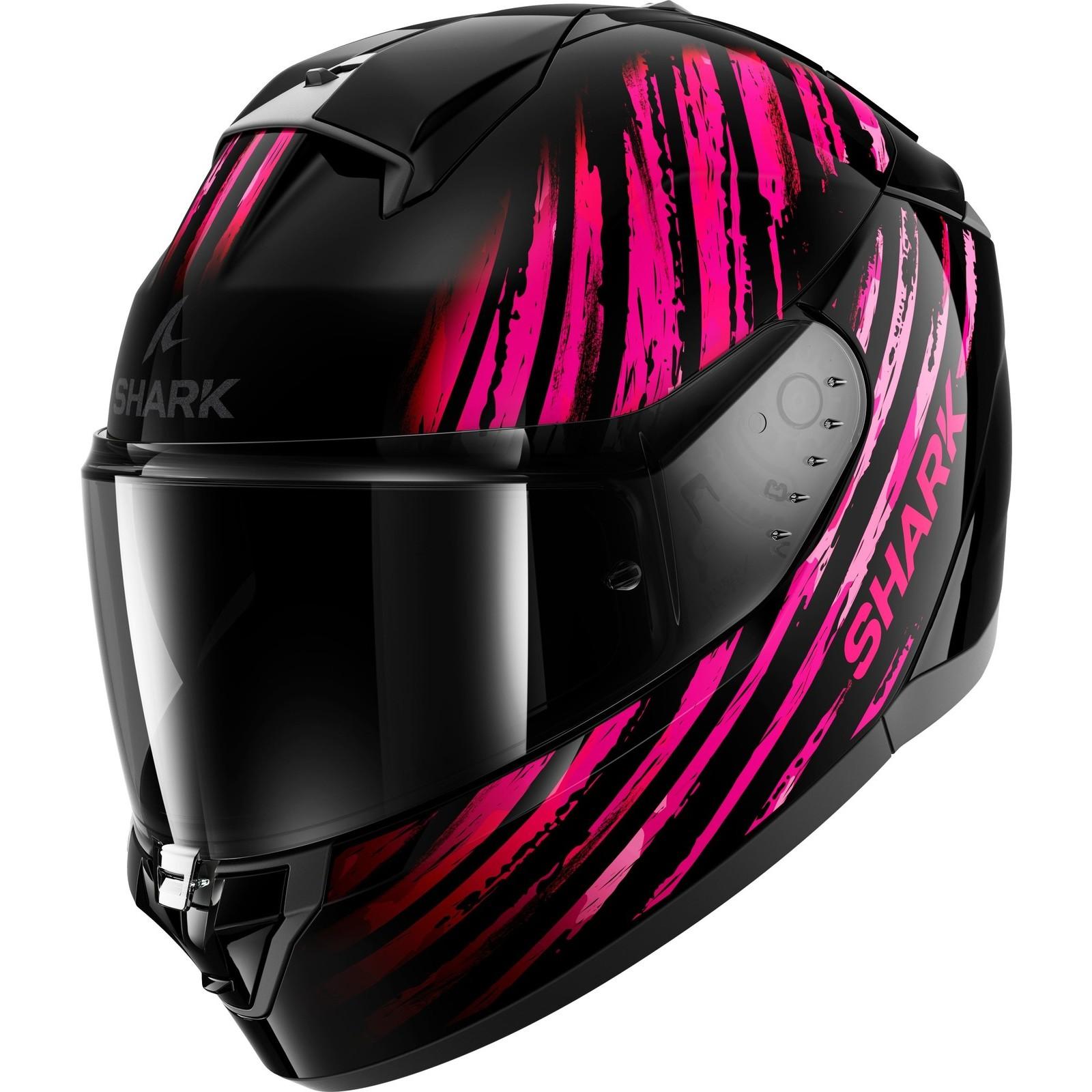 HE1120EKVVXS - Shark Ridill 2 Assya Motorcycle Helmet XS Black Violet (KVV)
