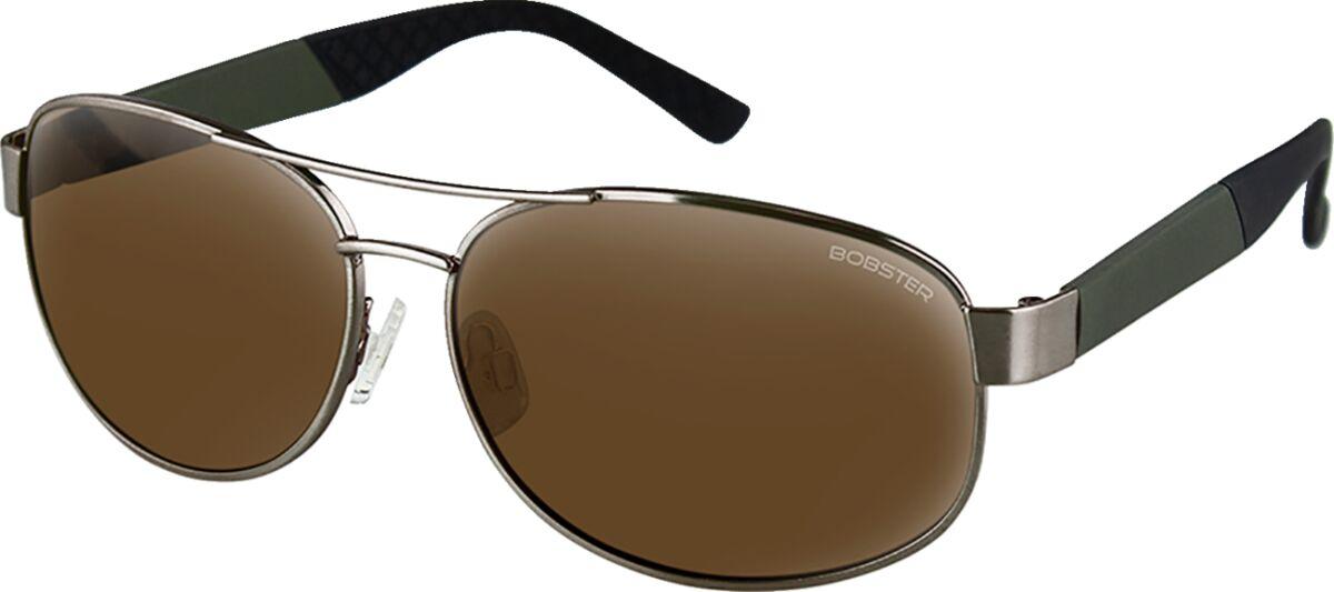 BCOM102HD - Bobster Commandant Sunglasses - Metallic Olive