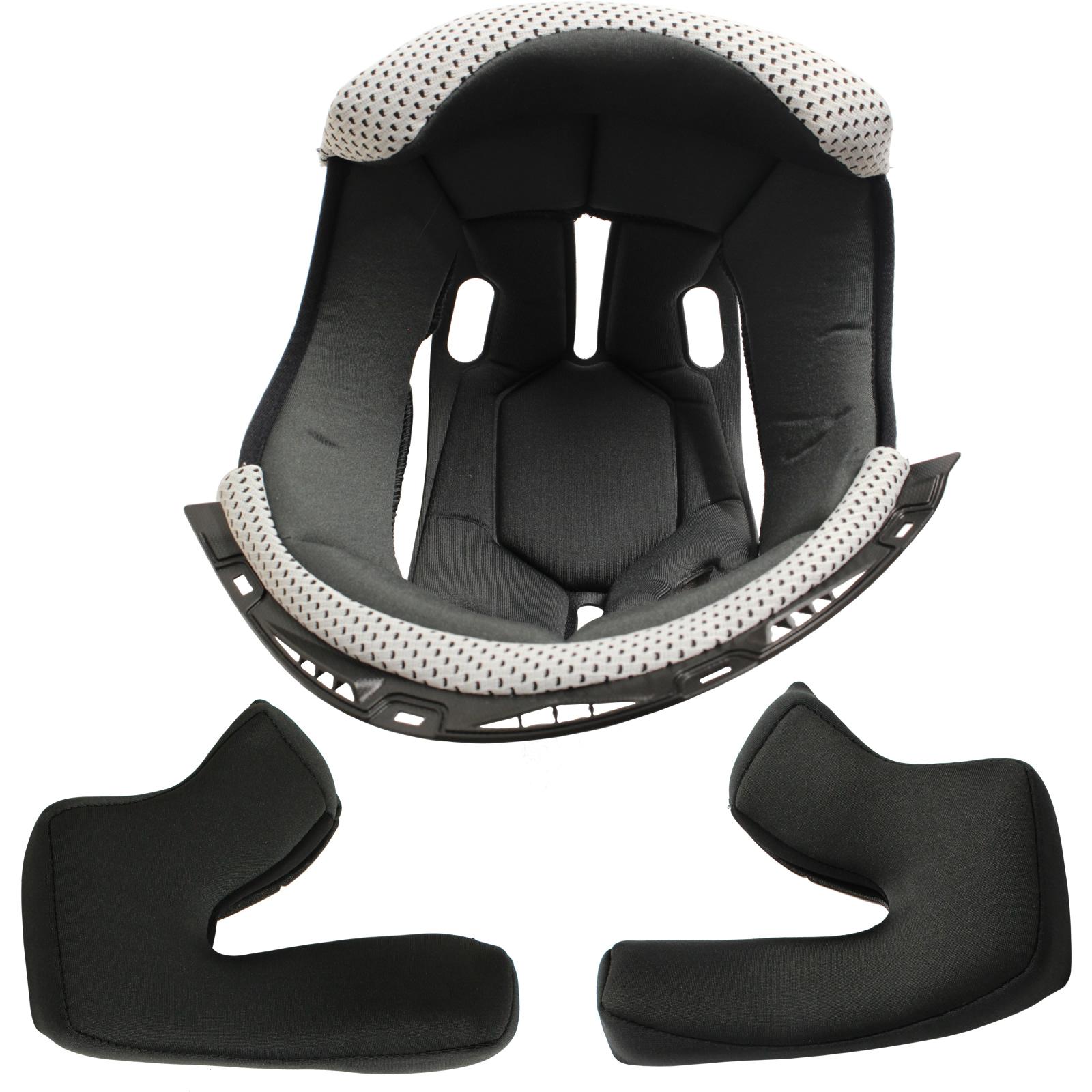 Black Gravel Replacement Helmet Liner L Grey