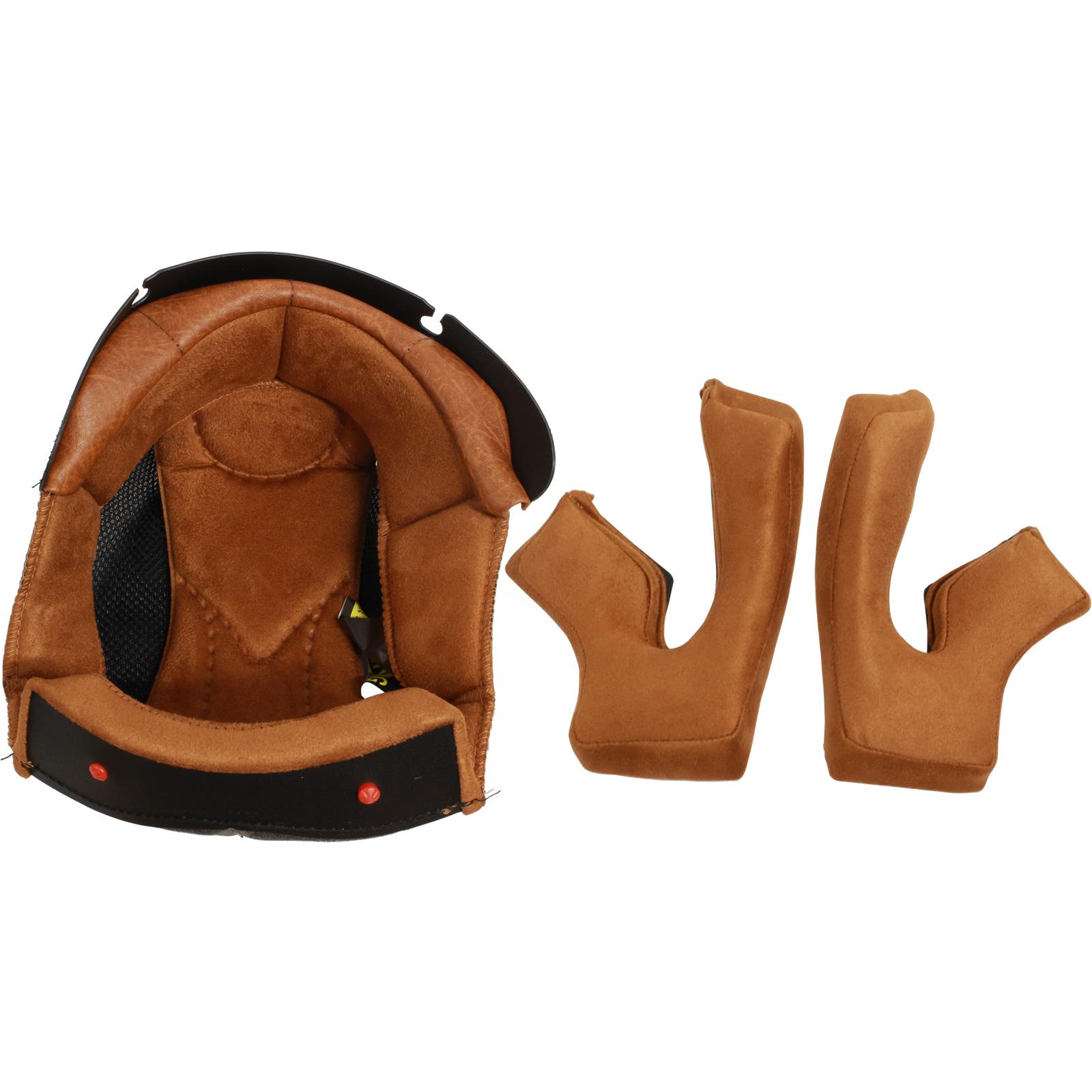 Black Royale Replacement Helmet Liner L Brown