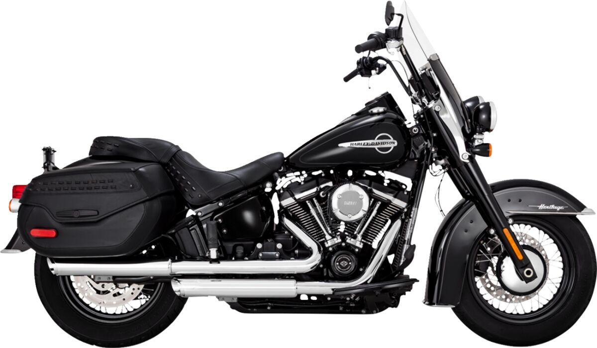 16379 - 16379 - Vance & Hines 3" Twin Slash Silencers - Harley Davidson FLHCS 1868 2018-2024