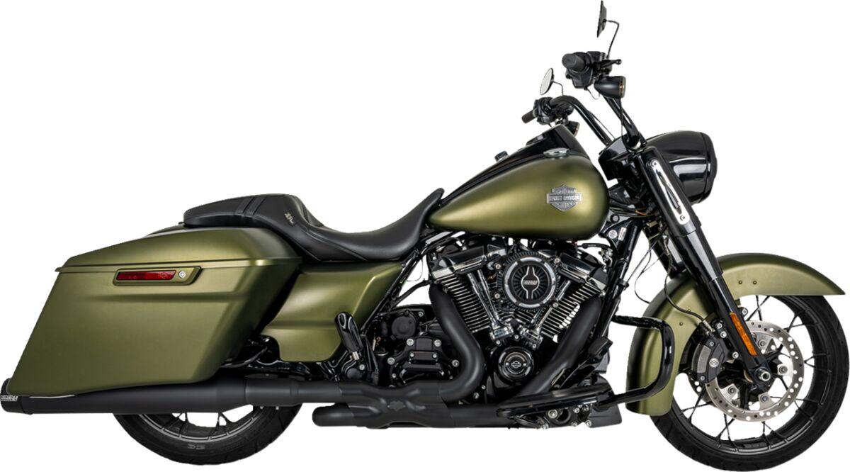 46792 - Vance & Hines Blackbird 450 Silencers For Harley Davidson FLH 1868 2021 - Black/Ceramic