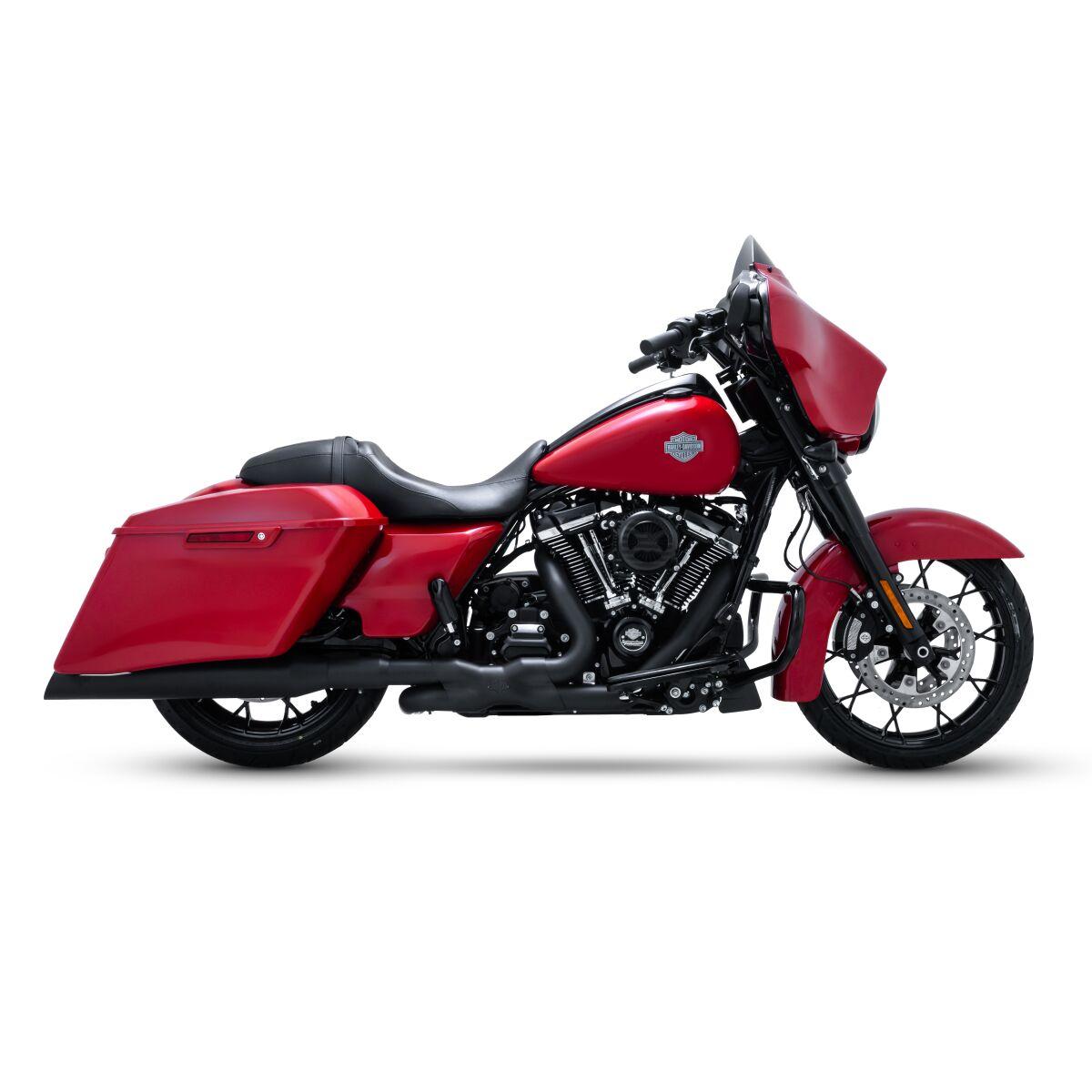 46371 - Vance & Hines Power Duals Header System For Harley Davidson FLH 1868 ABS 2021 - Black