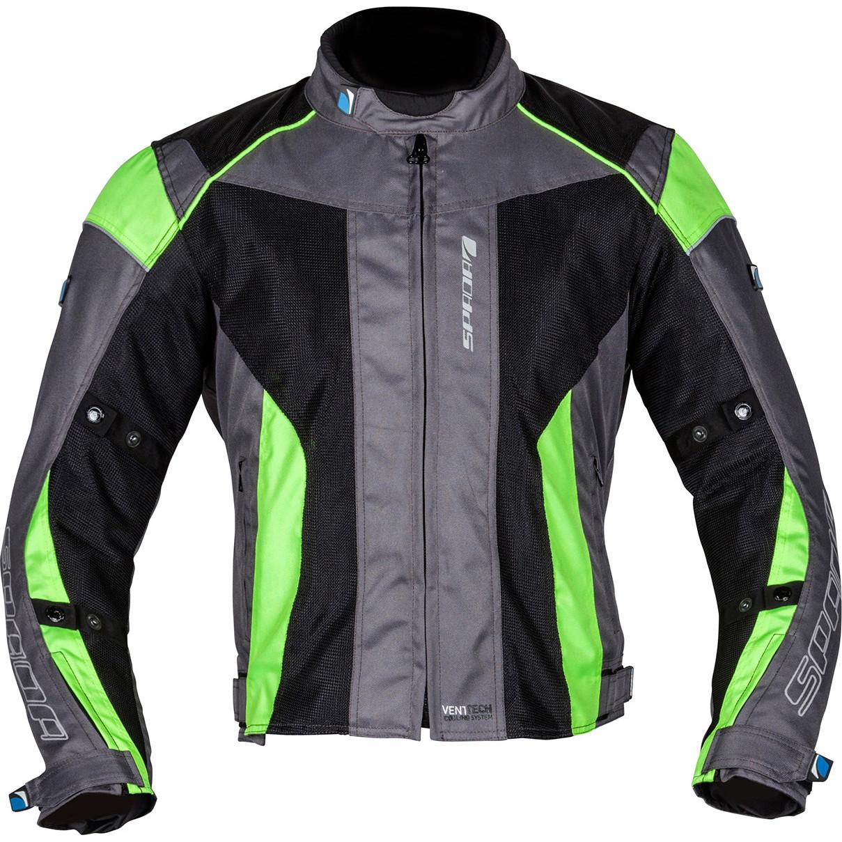 Spada Air Pro Seasons Motorcycle Jacket 3XL Black Anthracite Flo