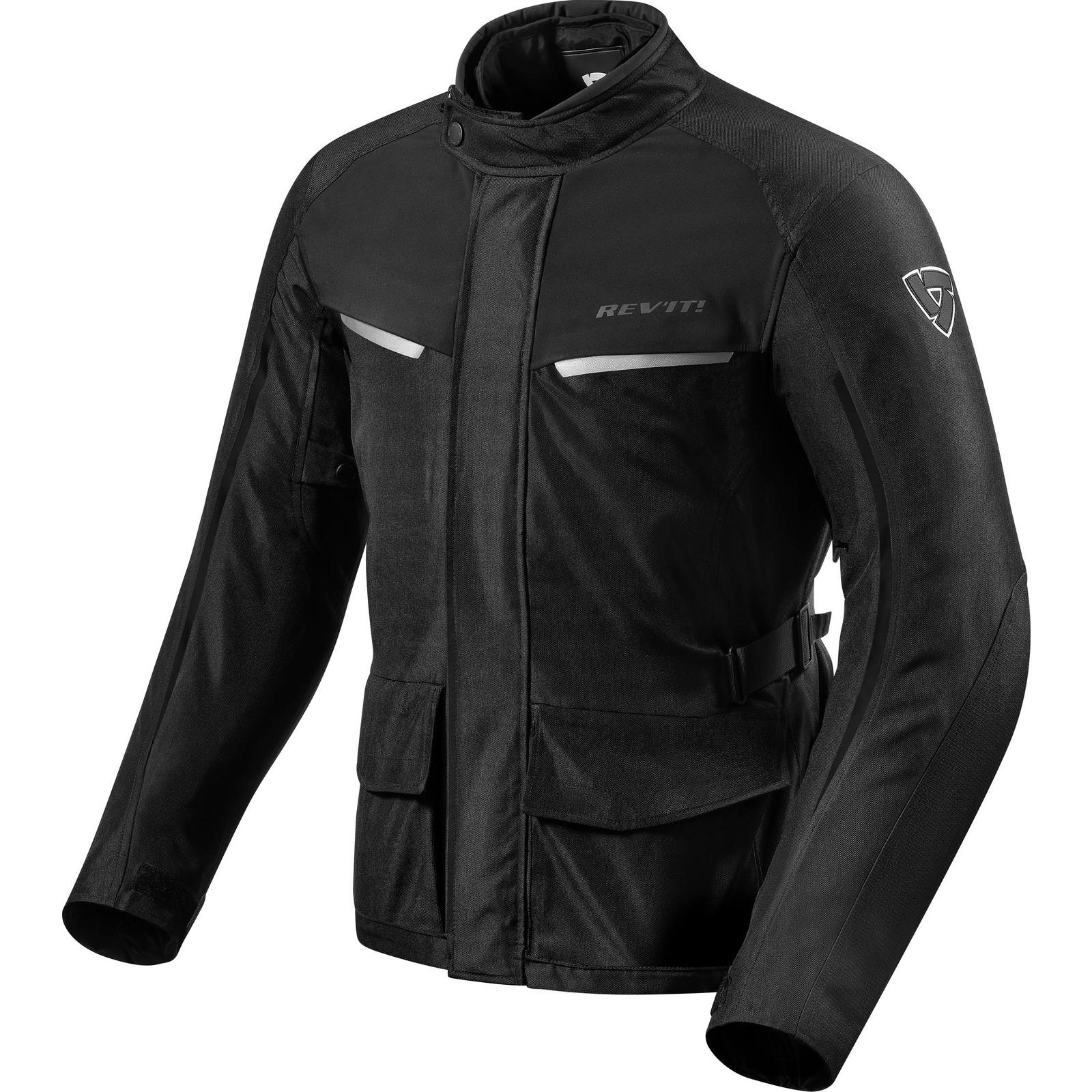 FJT257 - 1010-6XL - Rev It Voltiac 2 Motorcycle Jacket 6XL Black