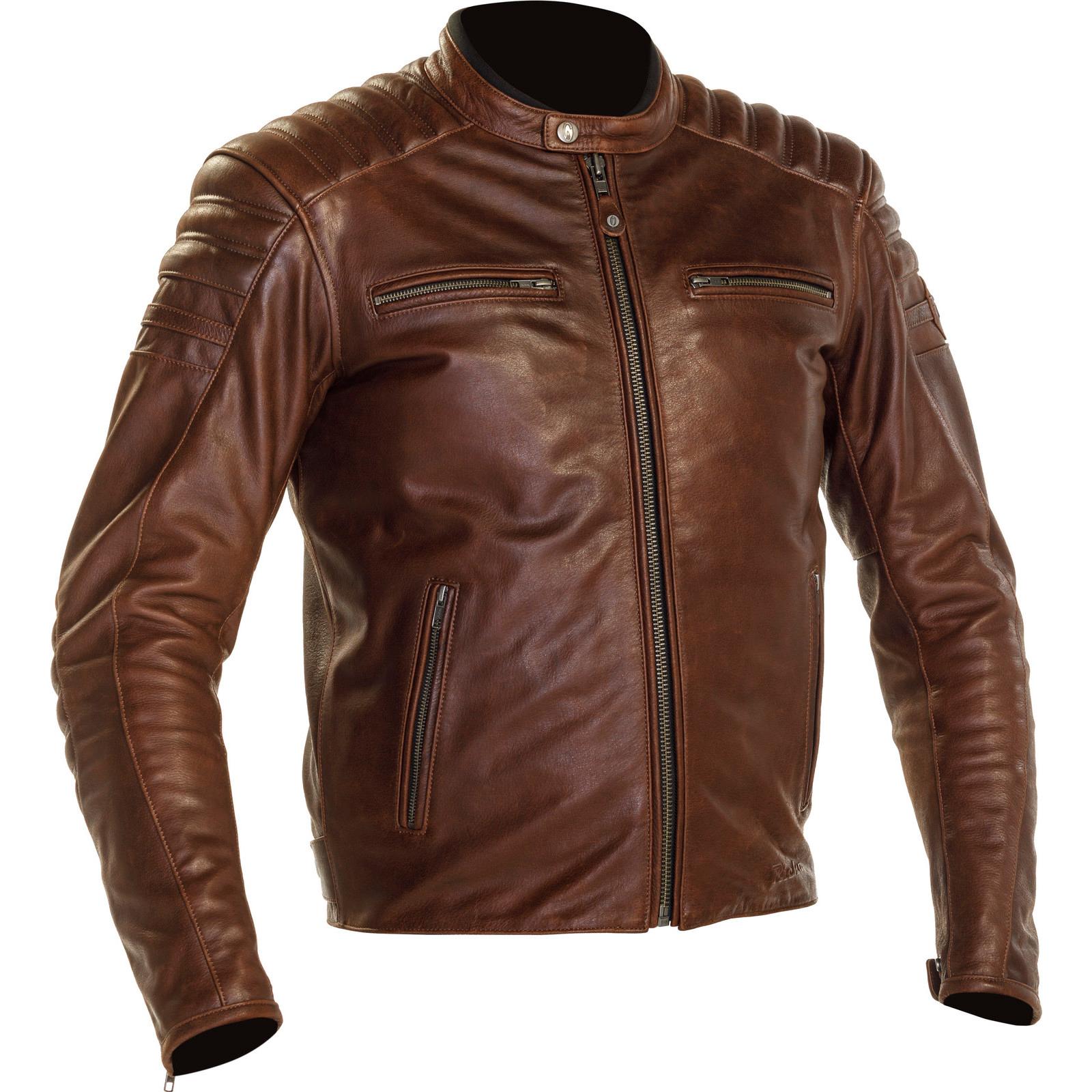 1DAII1000-50 - Richa Daytona 2 Leather Motorcycle Jacket 40 Brown