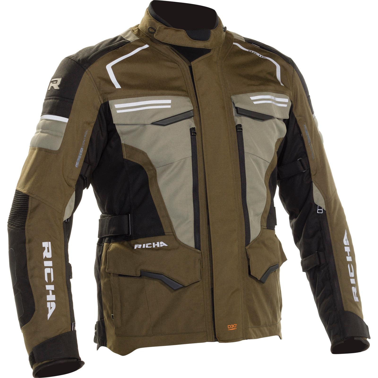 2TOAII1500-S - Richa Touareg 2 Motorcycle Jacket S Green