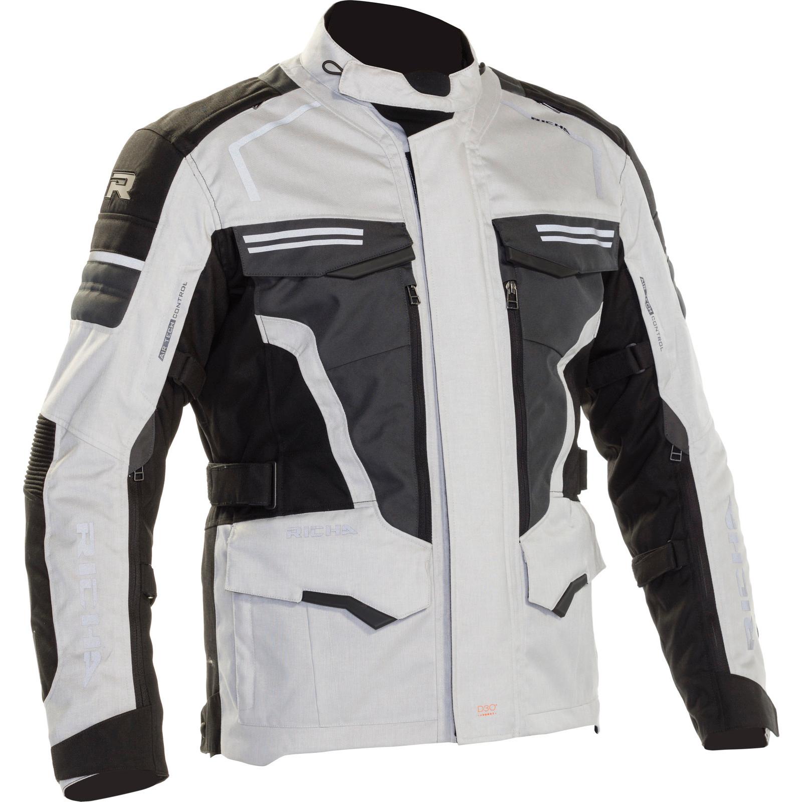 2TOAII200-L - Richa Touareg 2 Motorcycle Jacket L Grey