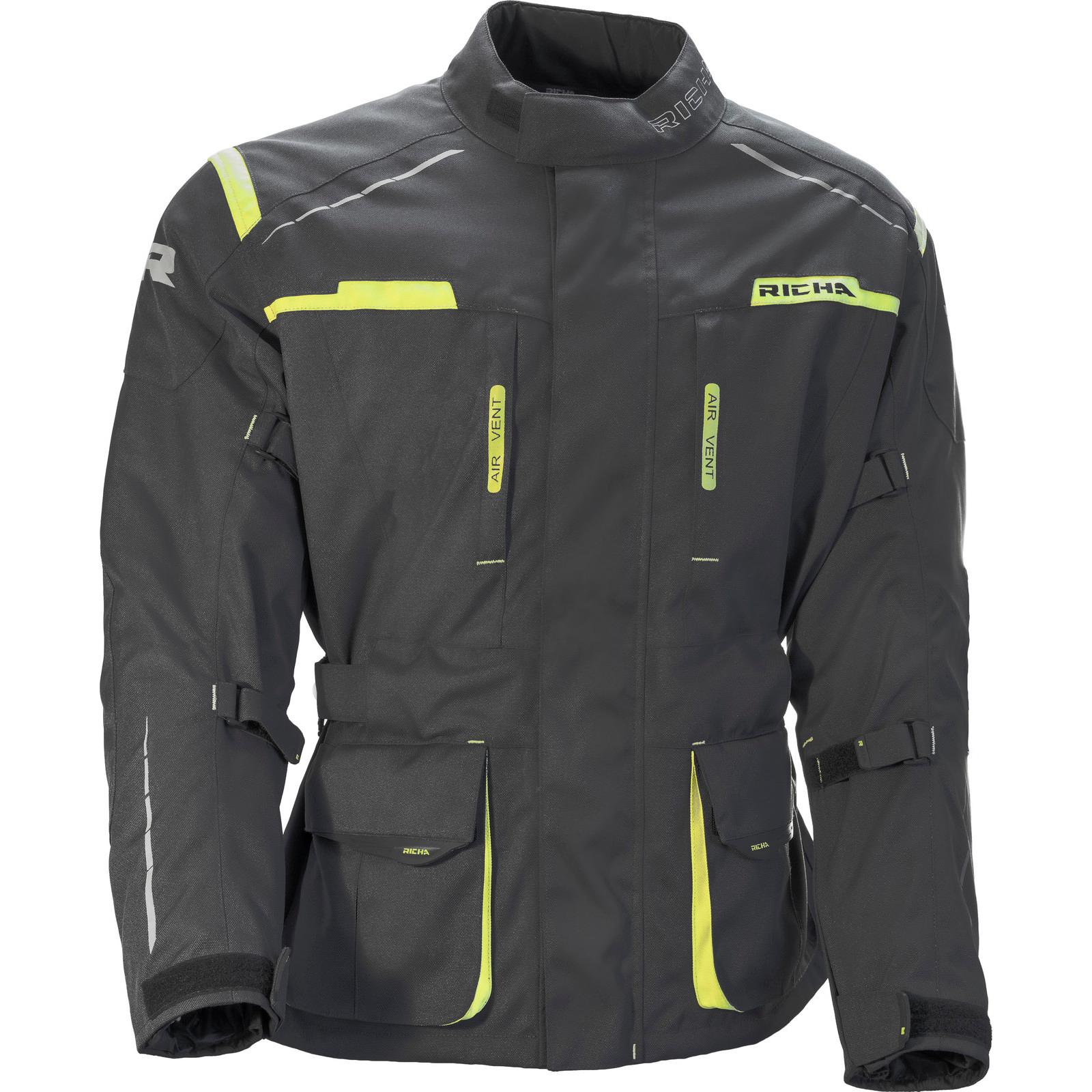 Richa Axel Motorcycle Jacket XXL Grey Fluo